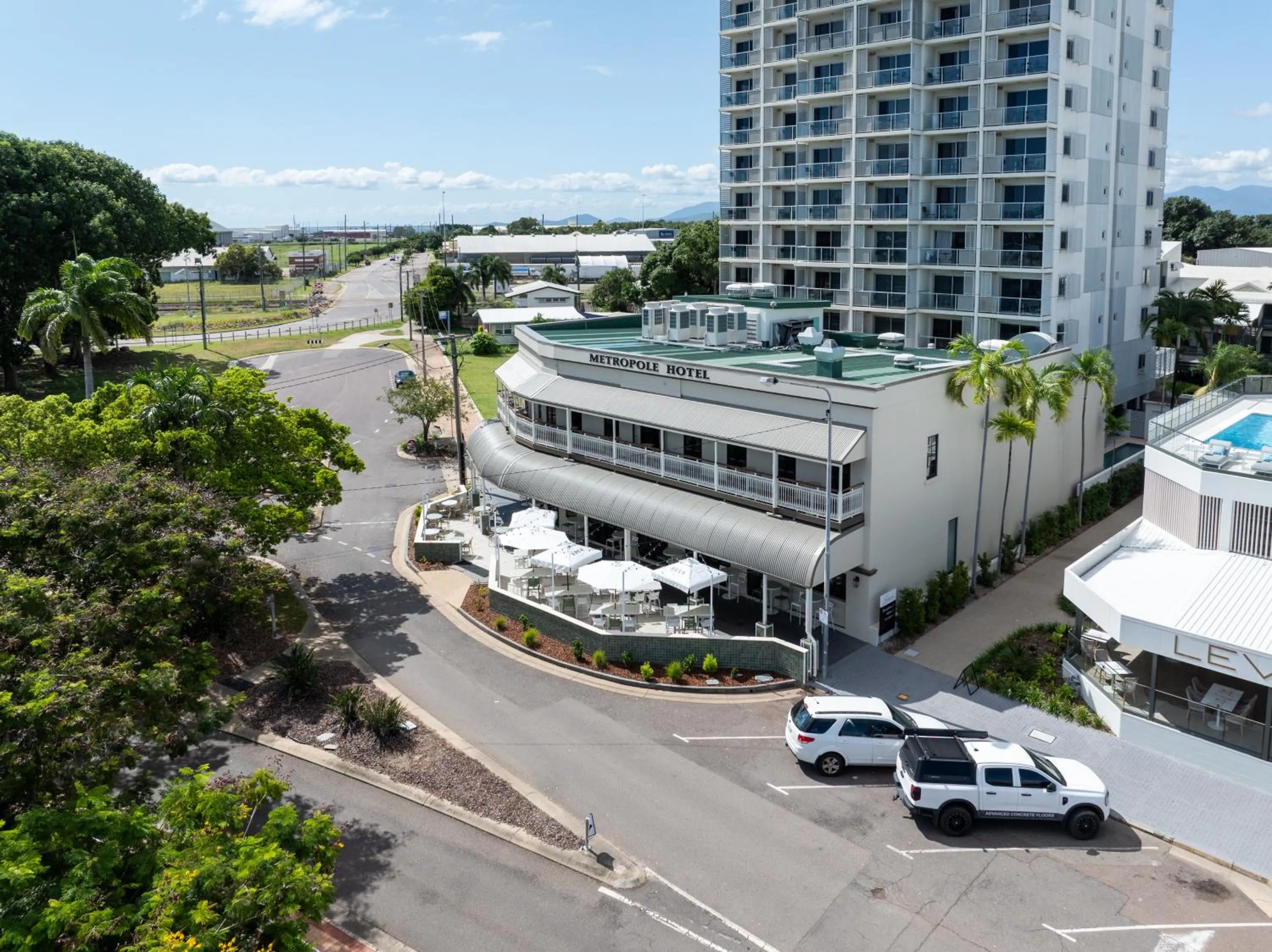 Bird's eye view in Oaks Townsville Hotel
