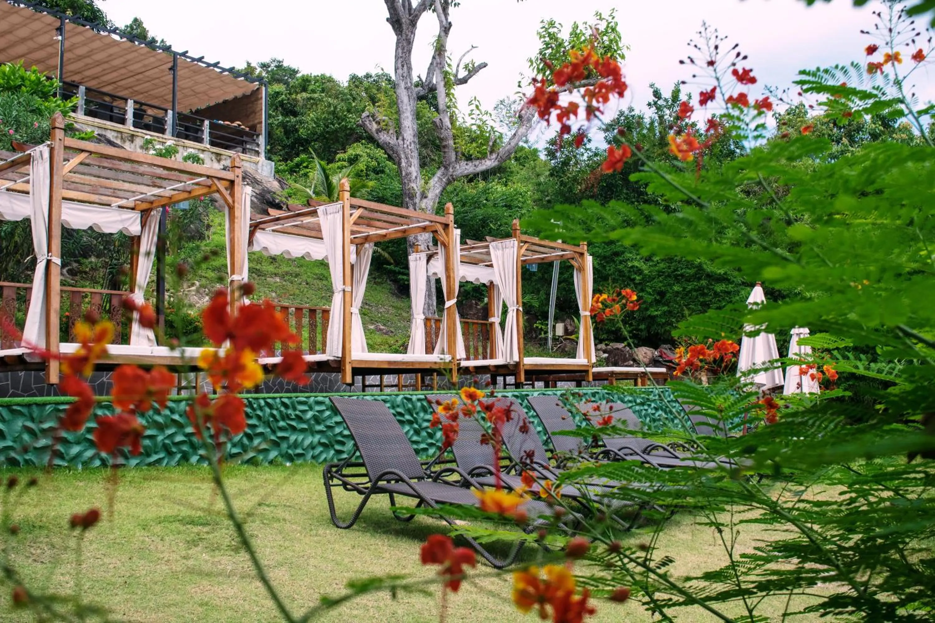 Patio in Sunset Hill Boutique Resort Koh Phangan