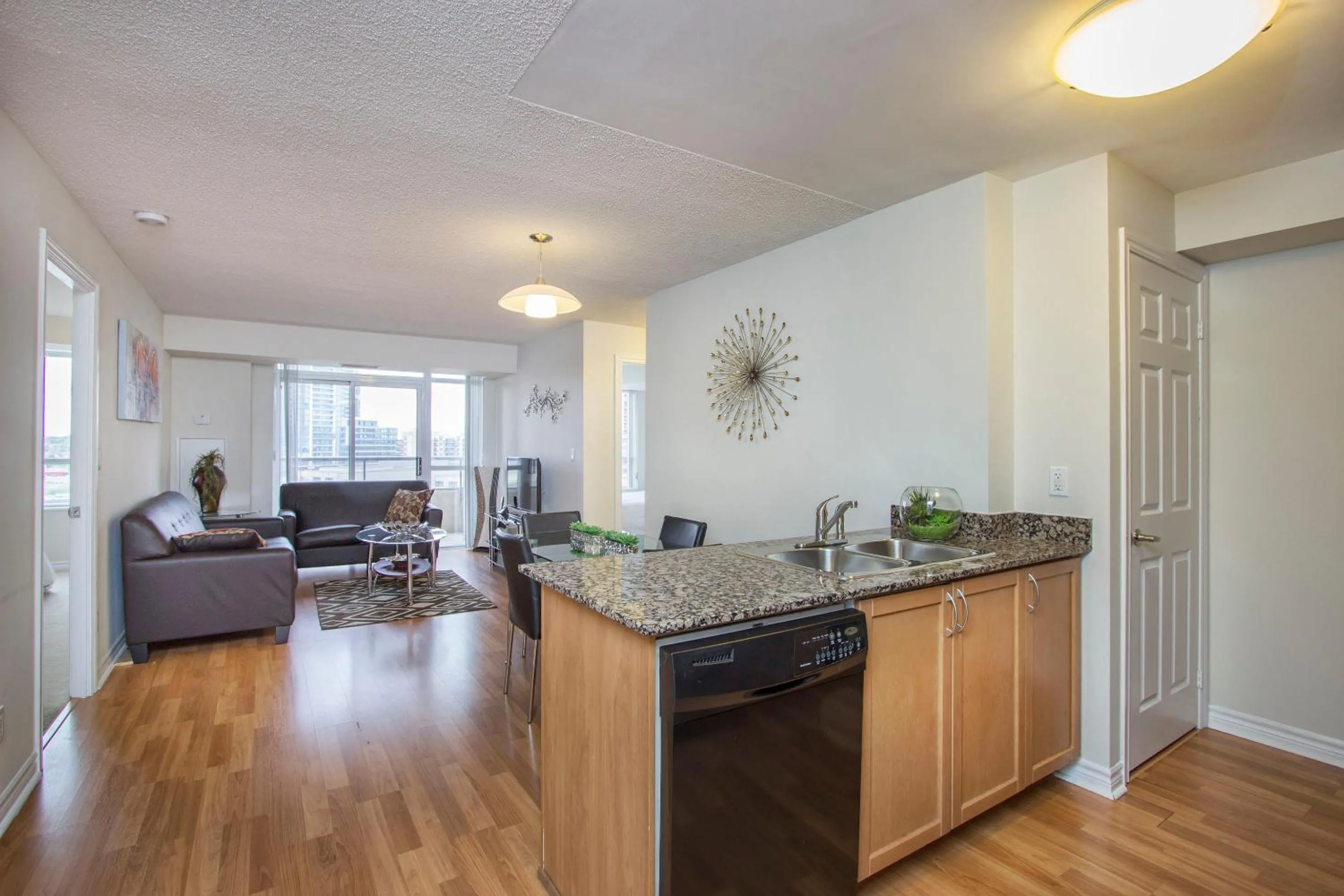 Living room in Platinum Suites Furnished Executive Suites