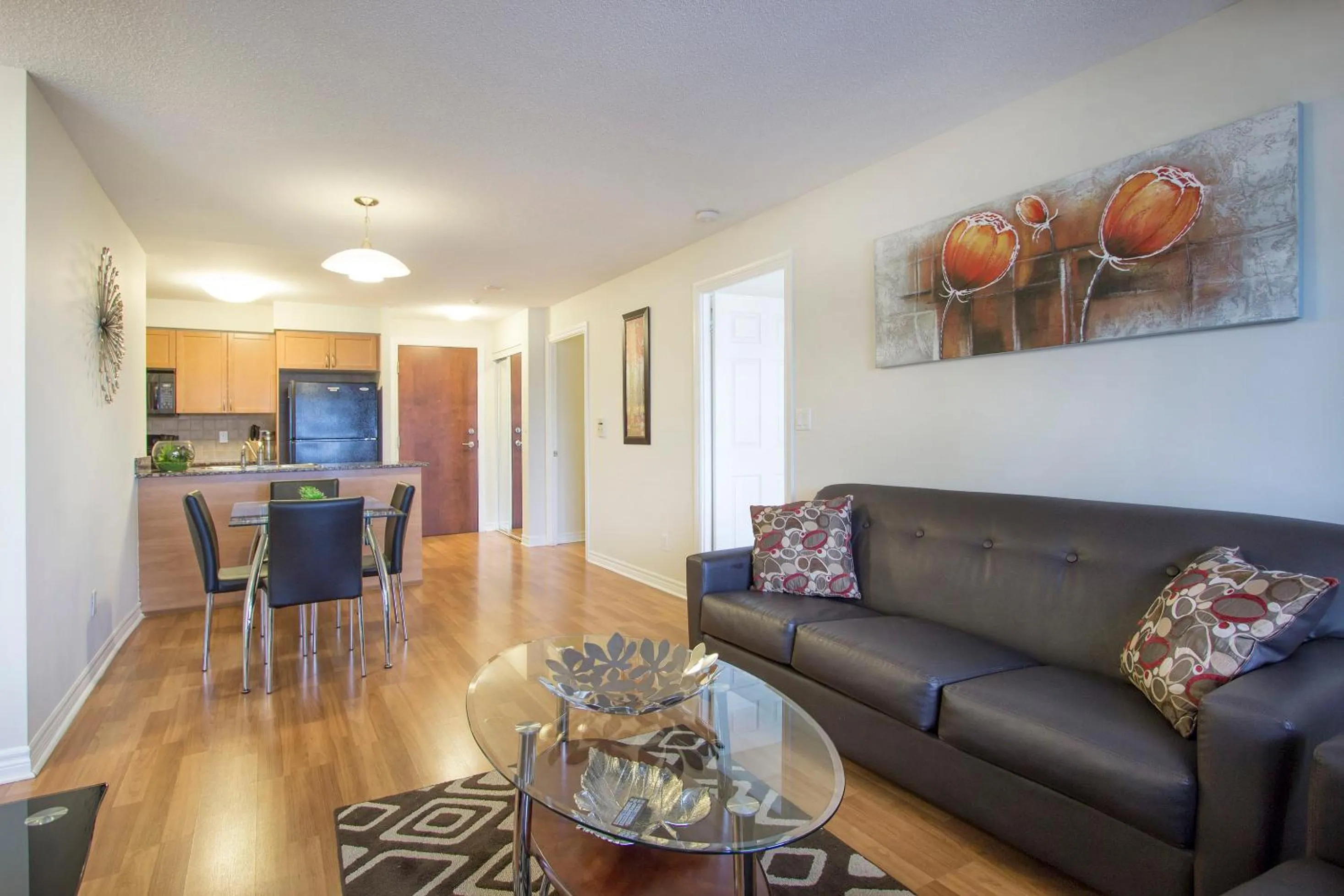 Living room in Platinum Suites Furnished Executive Suites