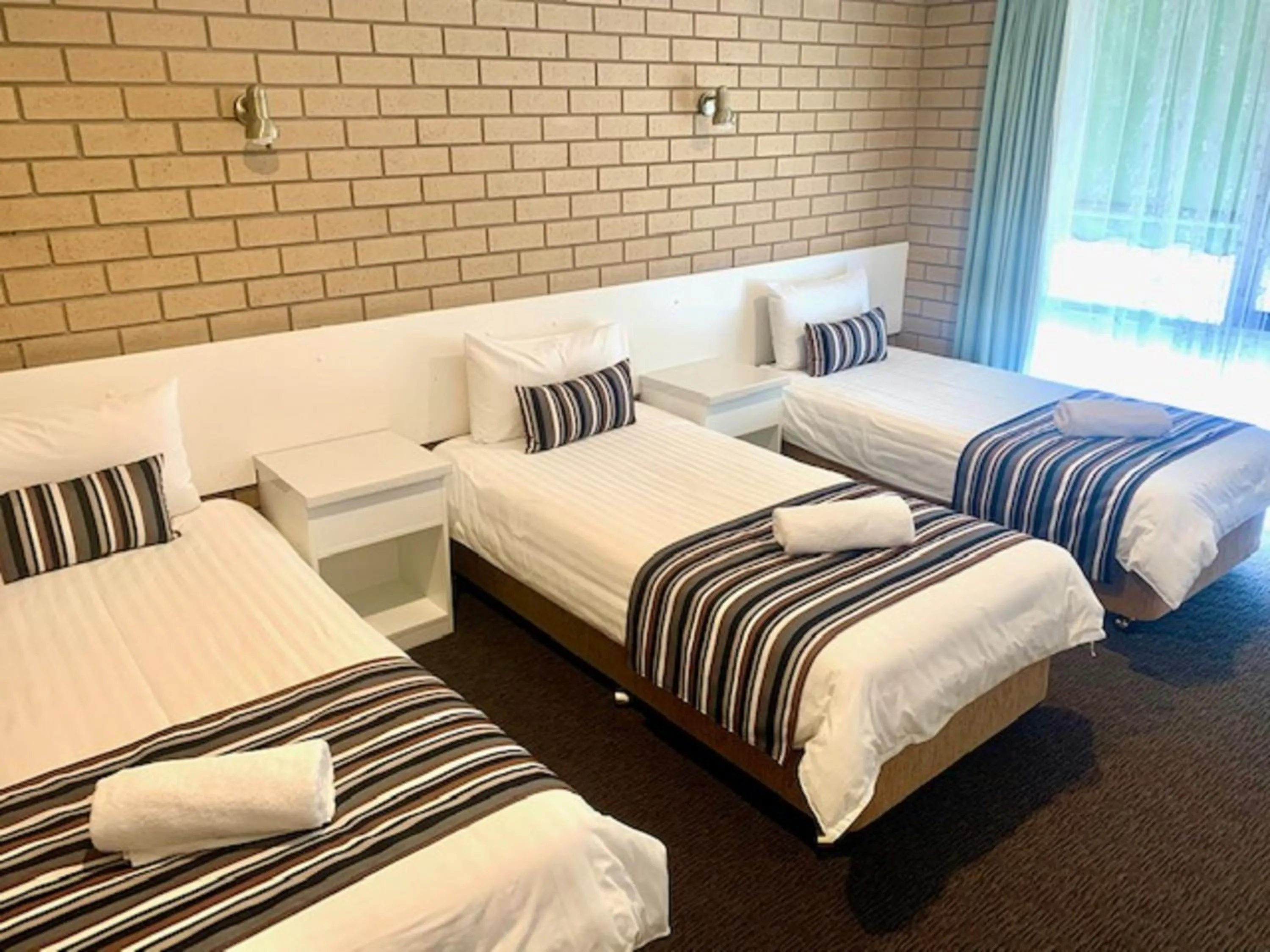 Bedroom, Bed in Albury City Motel