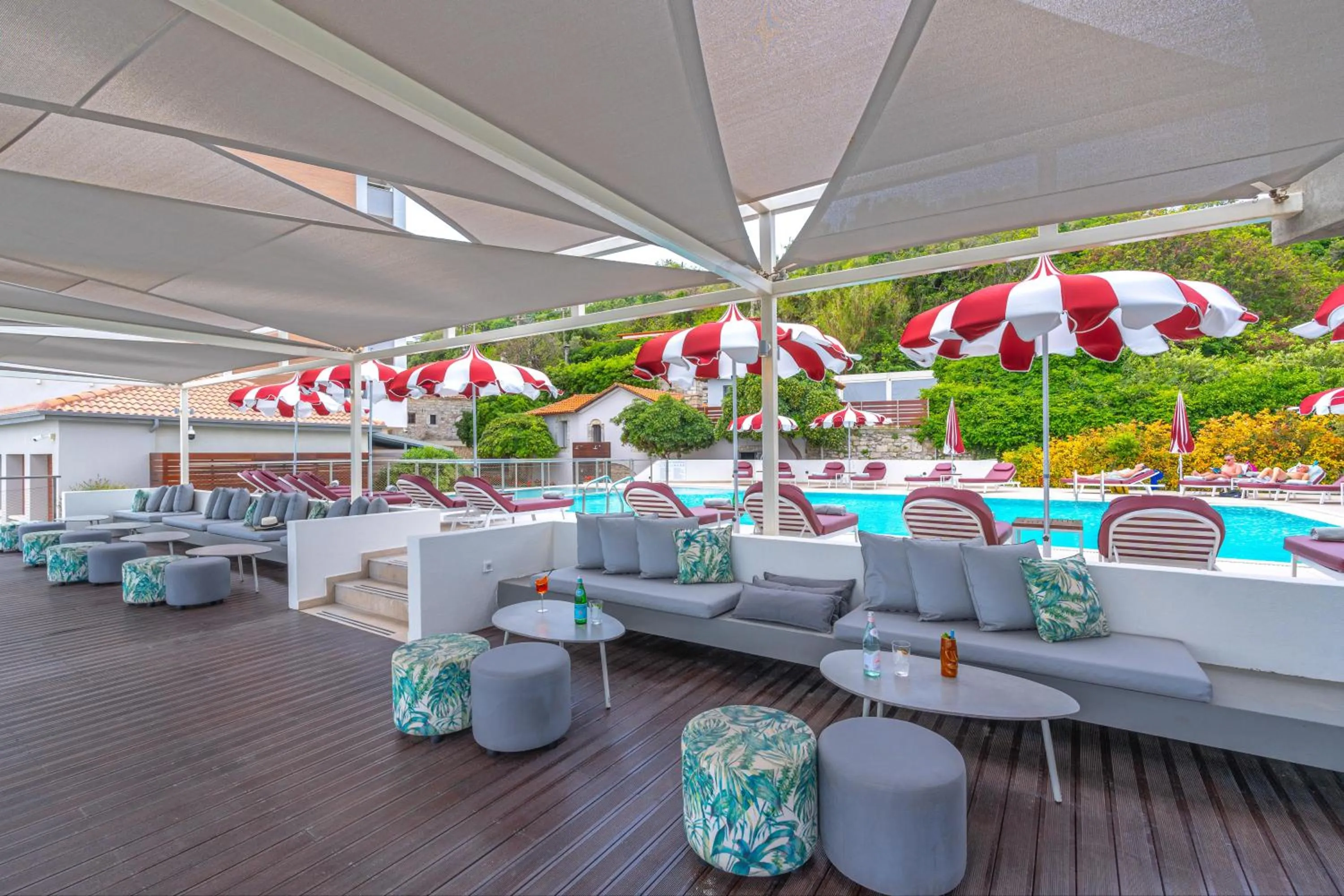 Swimming pool in Ammon Zeus Luxury Beach Hotel