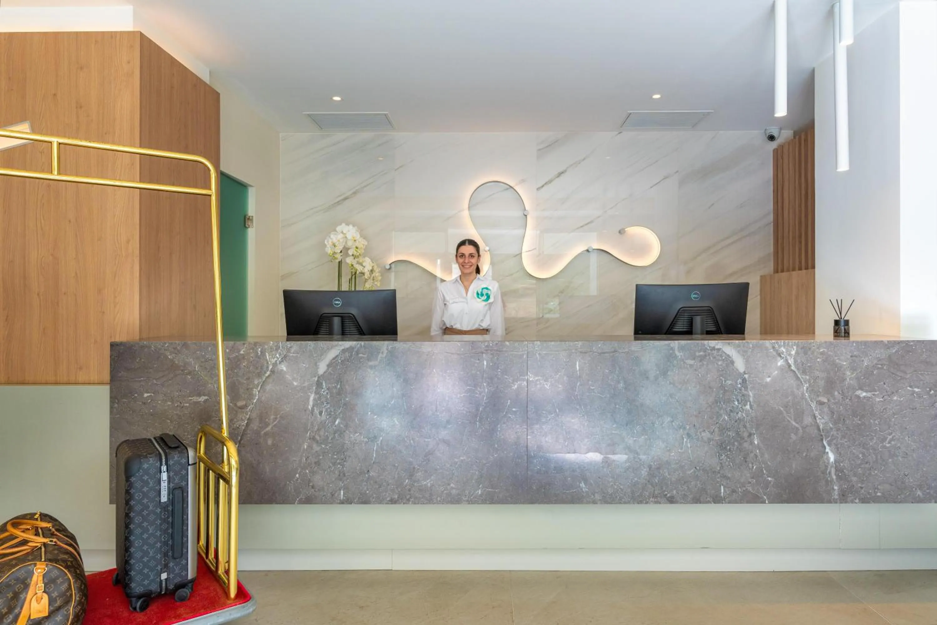 Lobby or reception in Ammon Zeus Luxury Beach Hotel