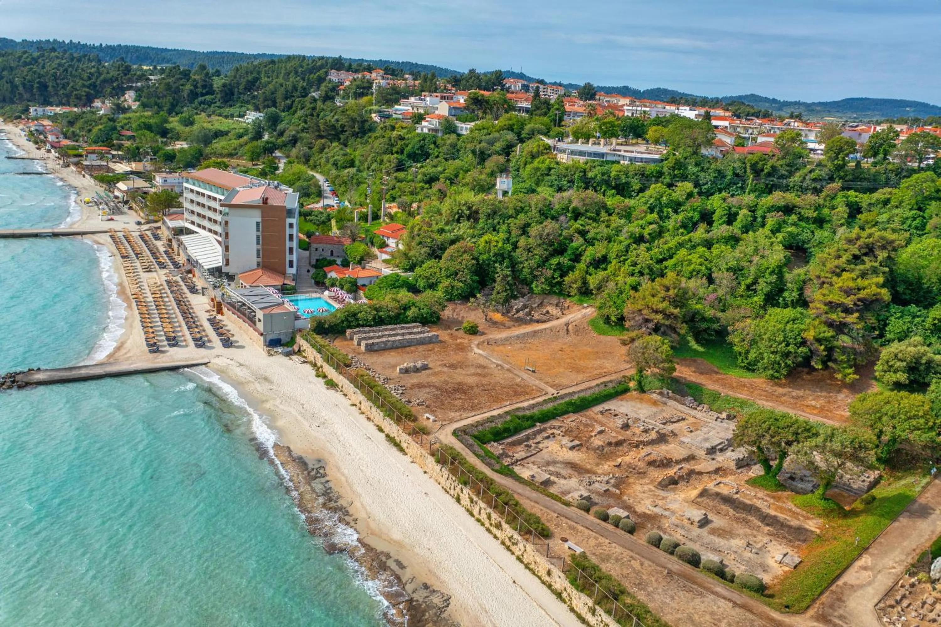 Bird's eye view in Ammon Zeus Luxury Beach Hotel