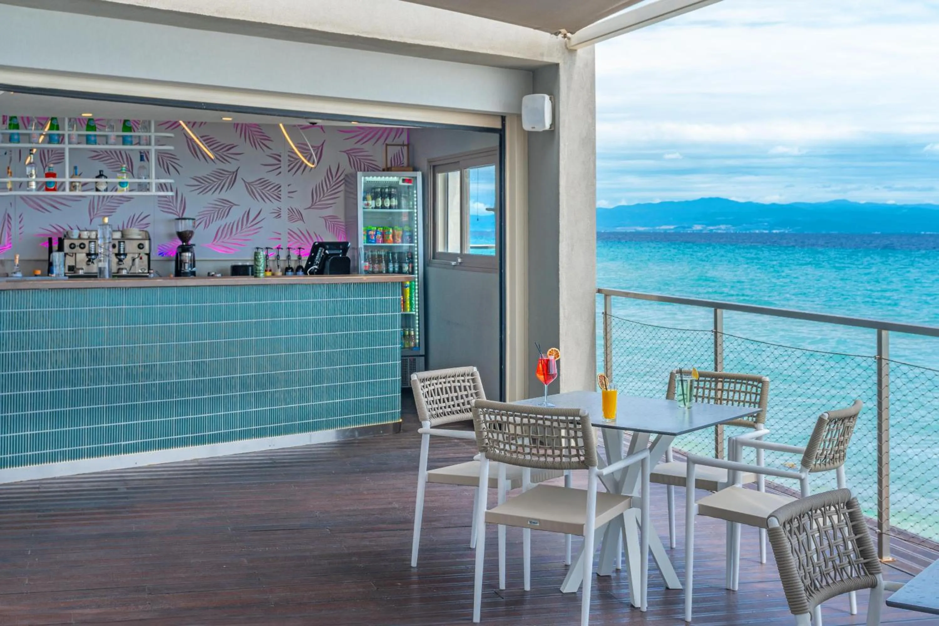 Lounge or bar in Ammon Zeus Luxury Beach Hotel