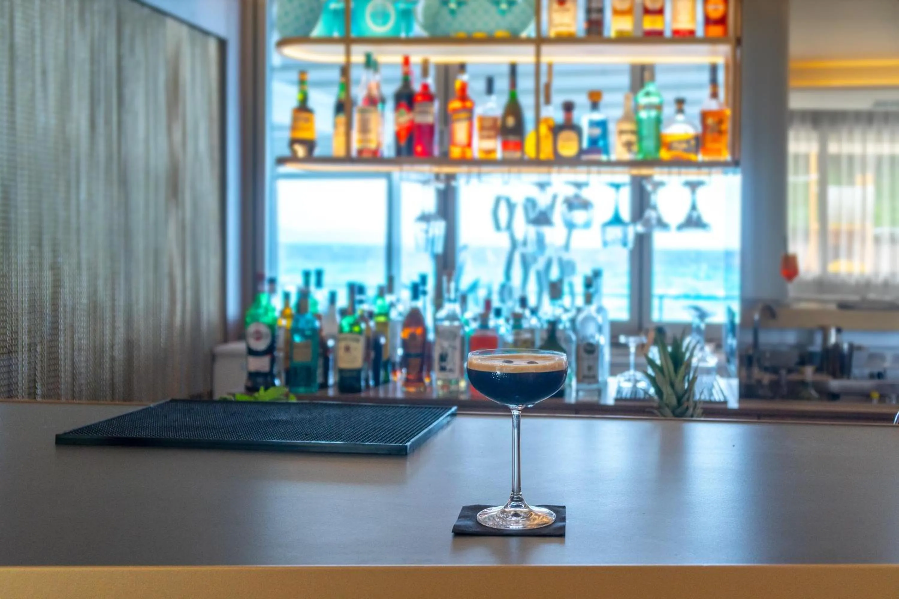 Lounge or bar in Ammon Zeus Luxury Beach Hotel