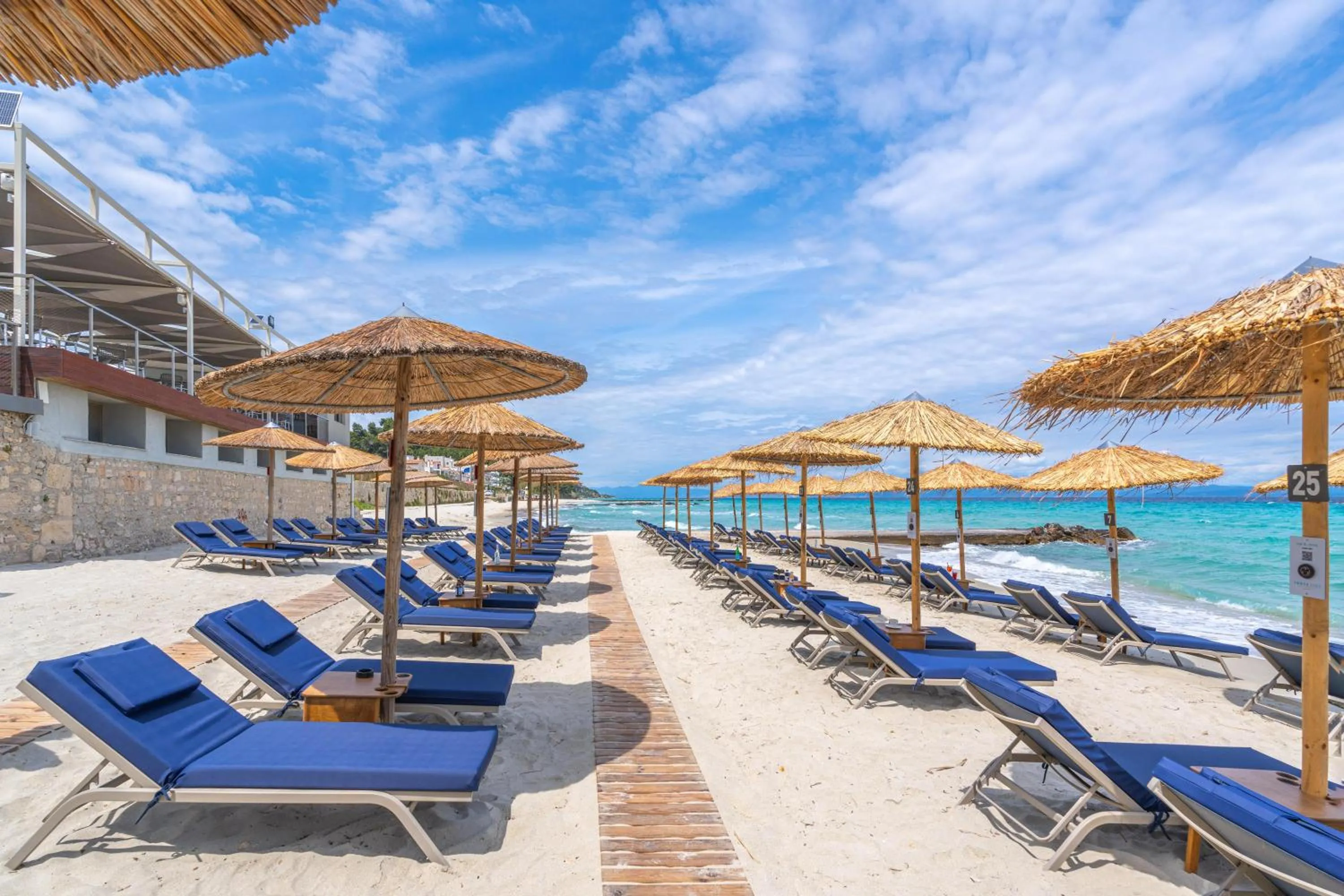 Beach in Ammon Zeus Luxury Beach Hotel