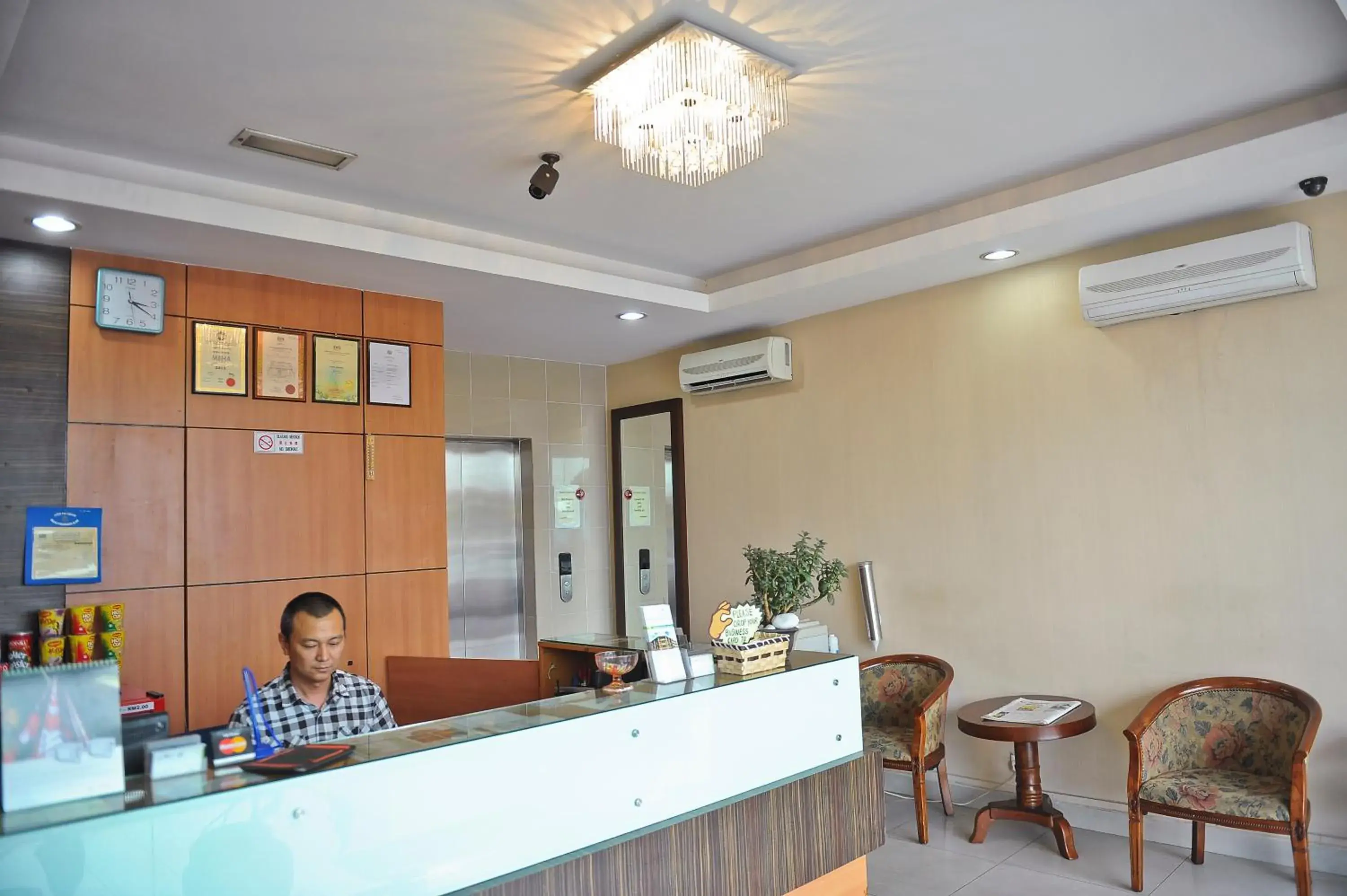 Lobby/Reception in Hotel Centum