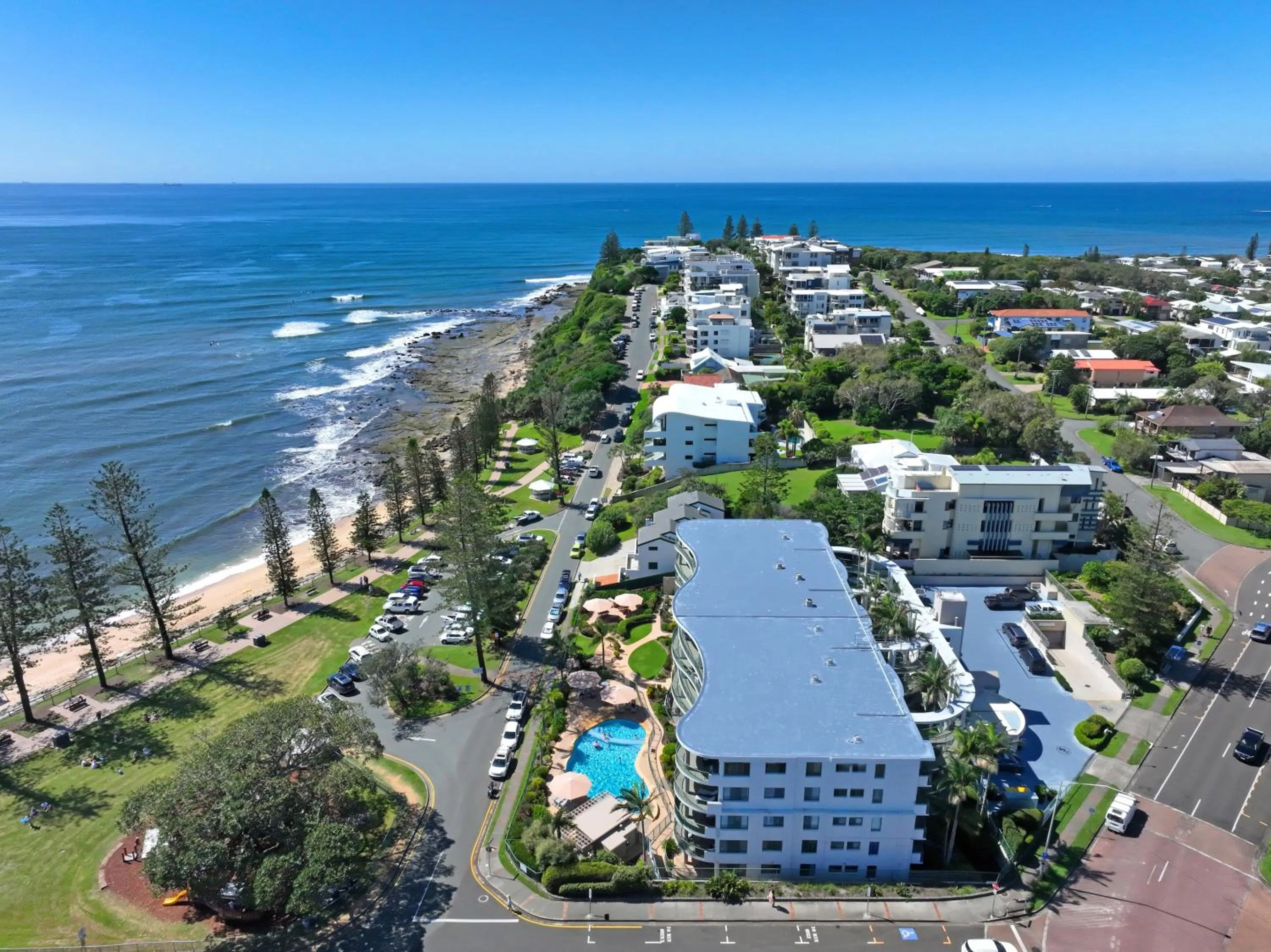 Property building in The Norfolks on Moffat Beach