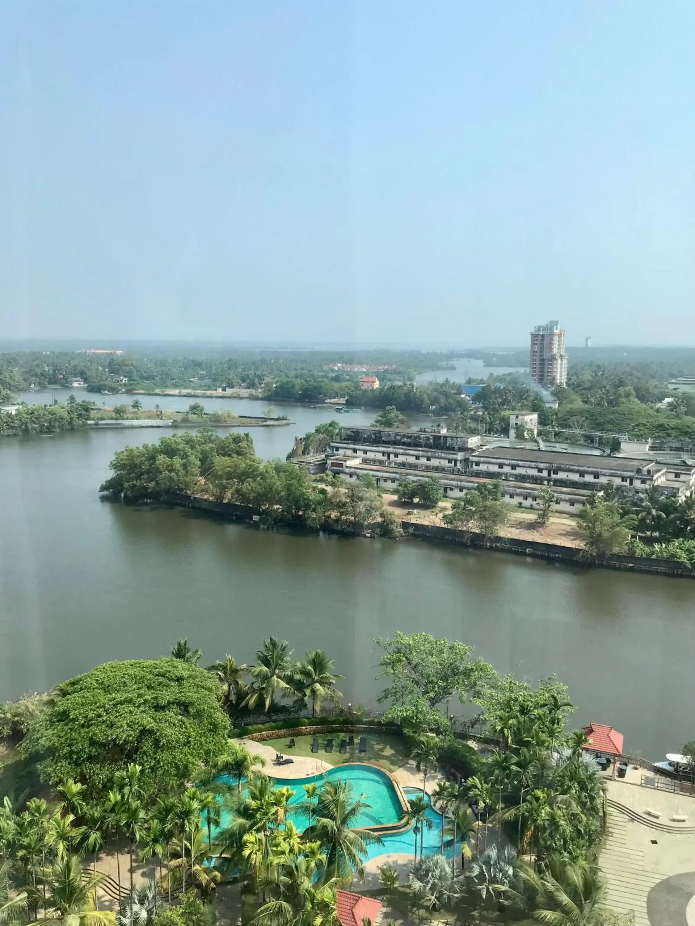 Lake view in Crowne Plaza Kochi by IHG Lake view in Crowne Plaza Kochi by IHG