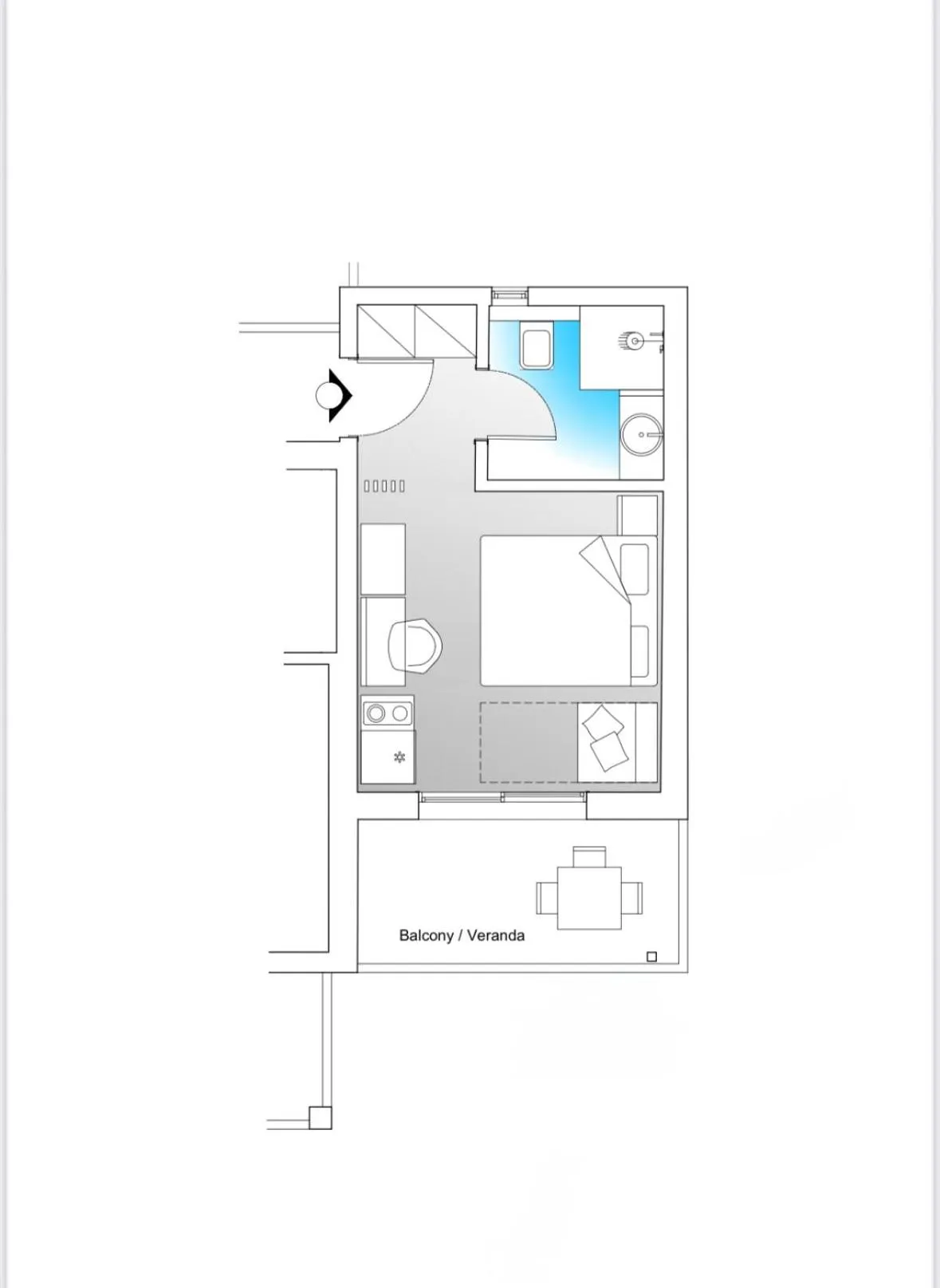 Floor plan in Akti Retzika