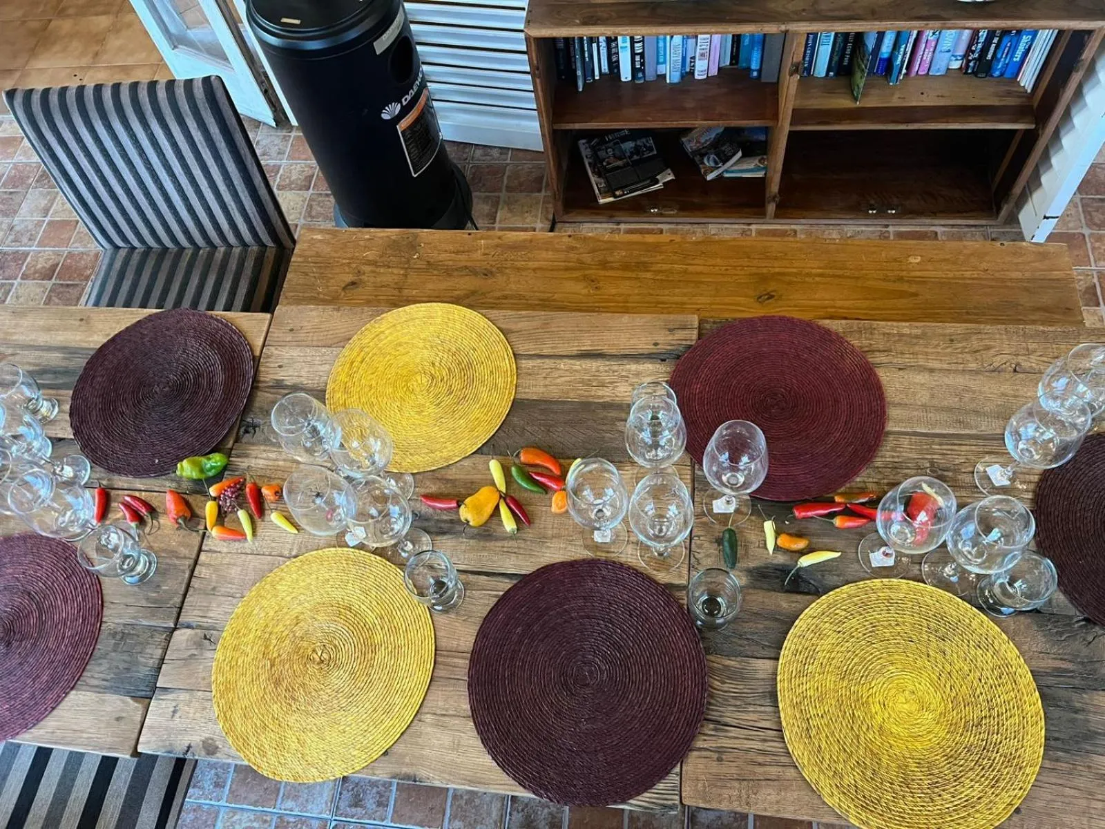 Dining area in La Masia