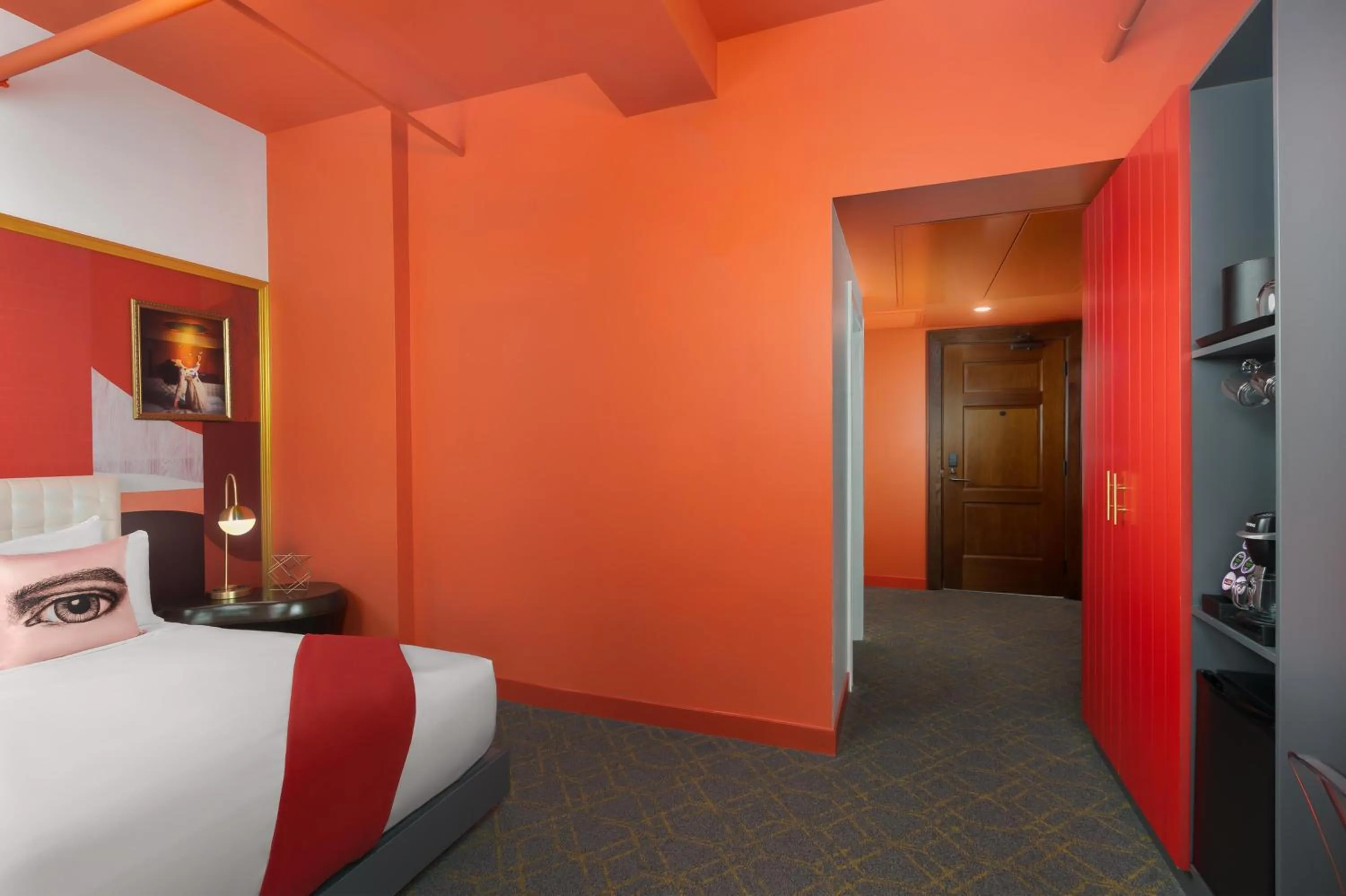 Bed in Angad Arts Hotel St Louis, Tapestry Collection by Hilton