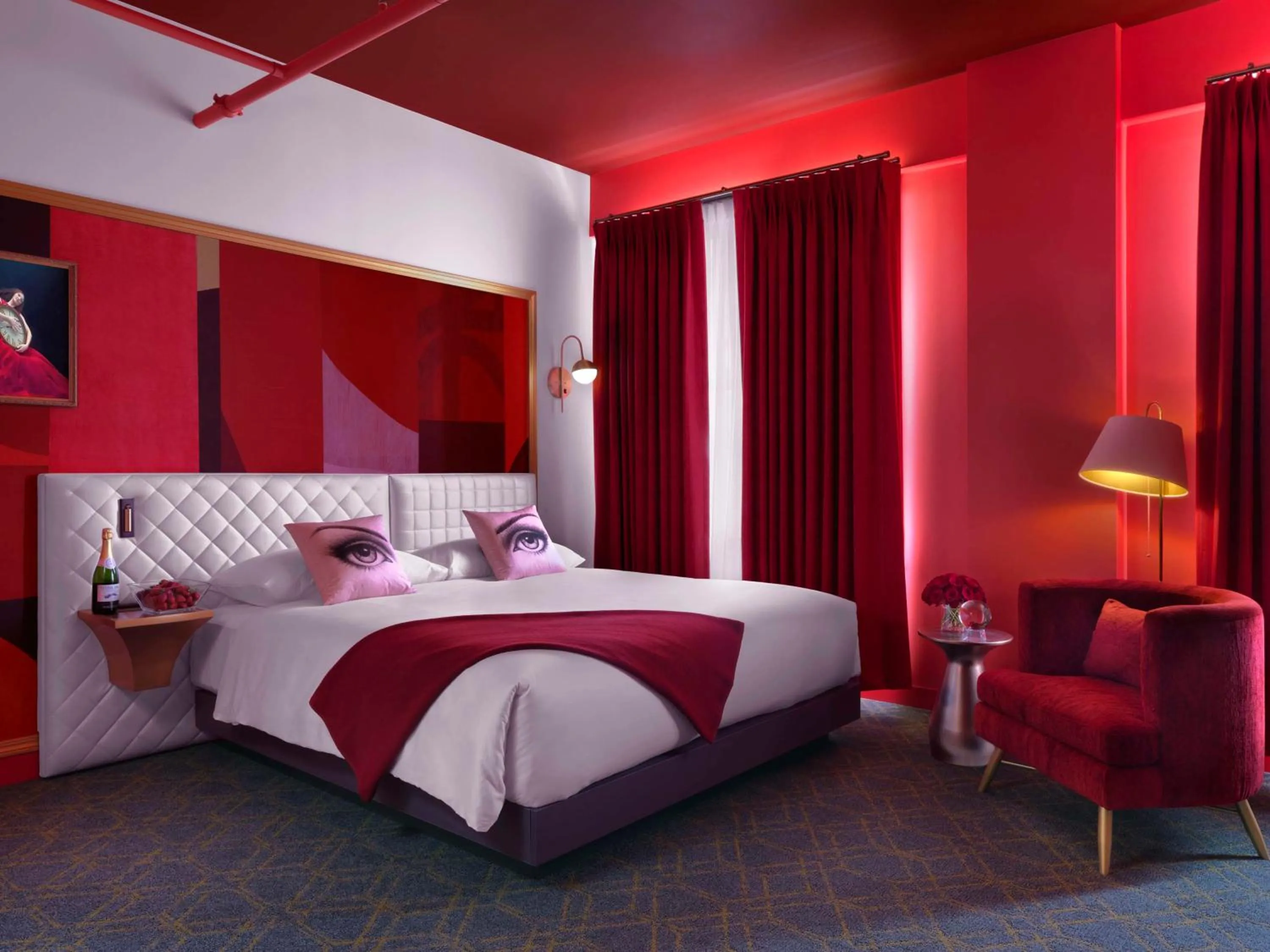 Bed in Angad Arts Hotel St Louis, Tapestry Collection by Hilton