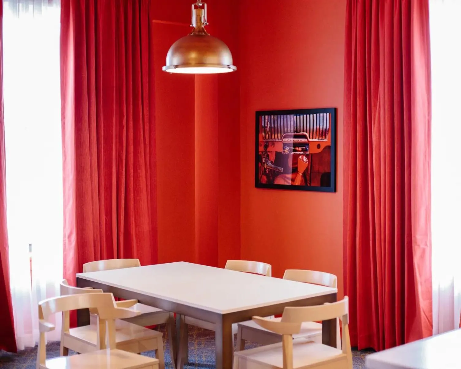 Decorative detail in Angad Arts Hotel St Louis, Tapestry Collection by Hilton