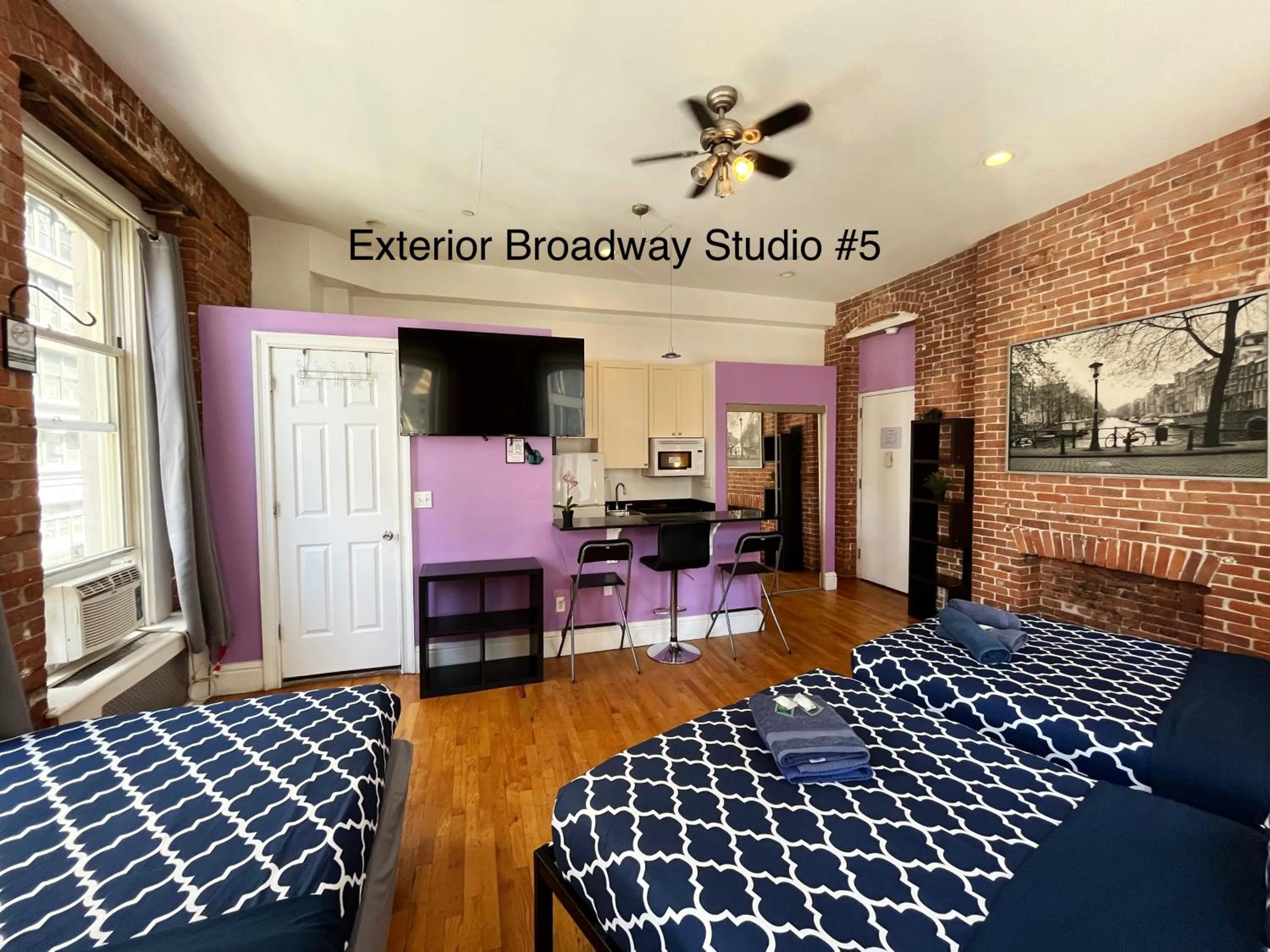 Bed in NYC Empire Apartments