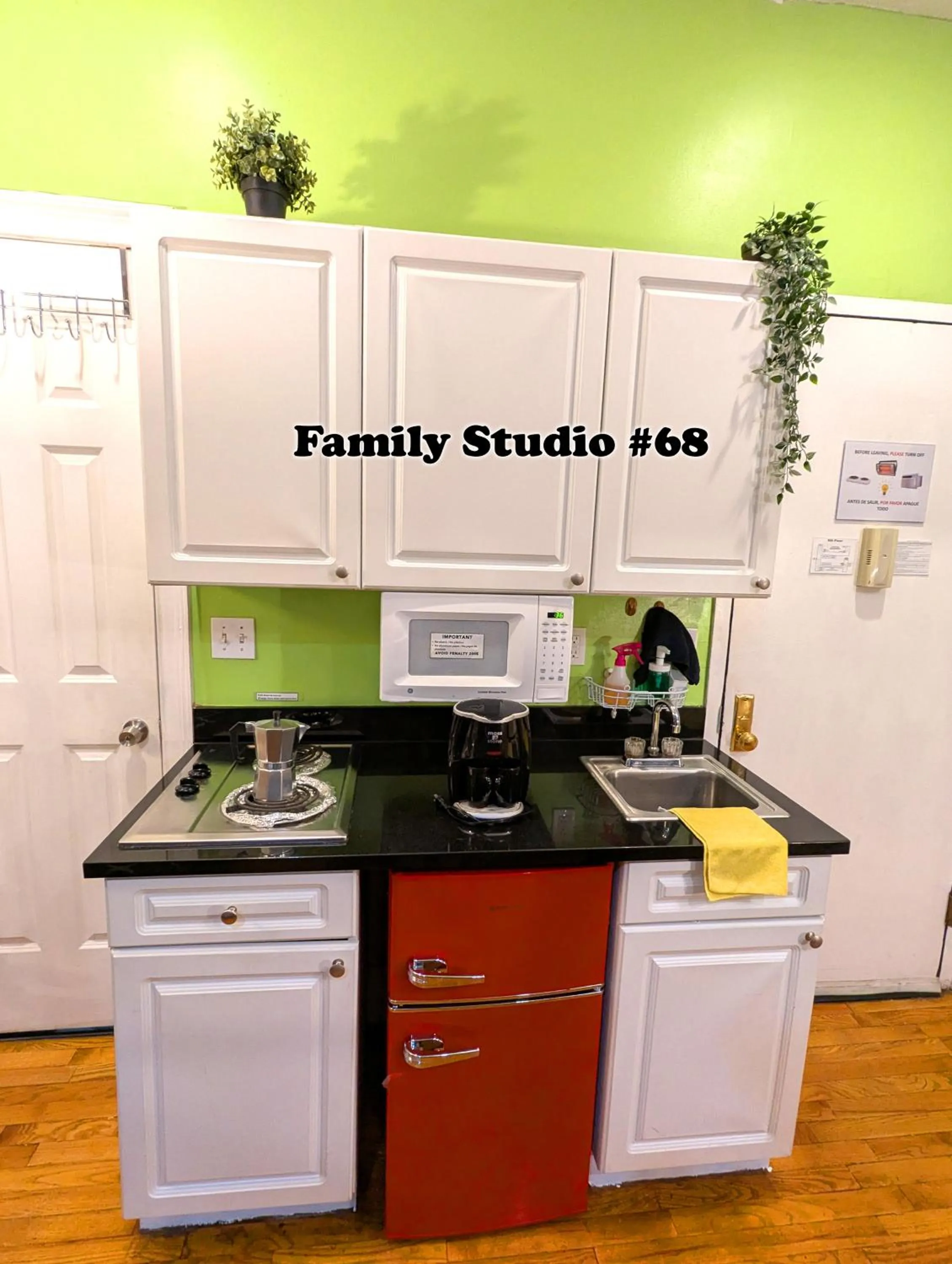 Kitchen or kitchenette in NYC Empire Apartments