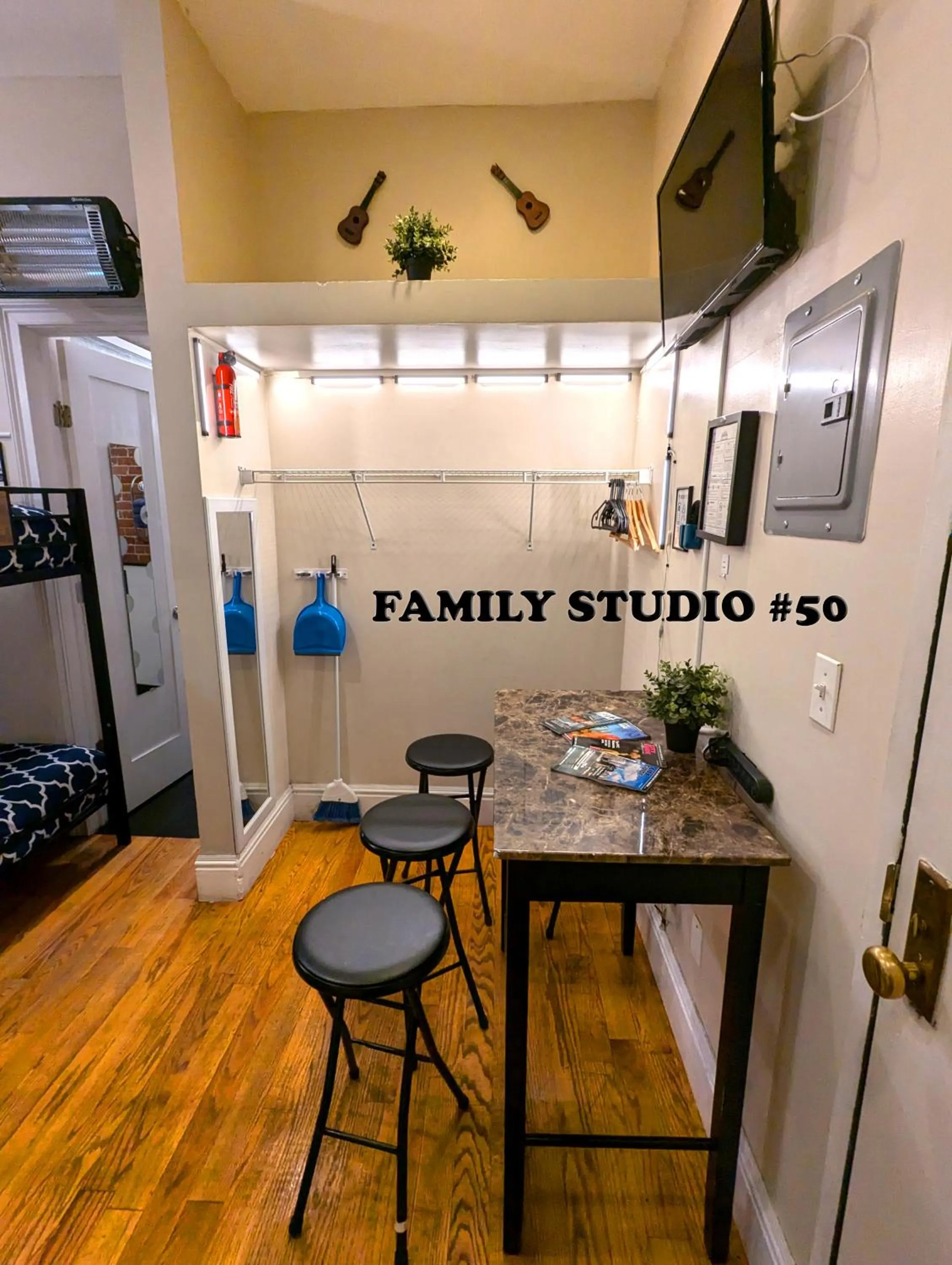 Dining area in NYC Empire Apartments