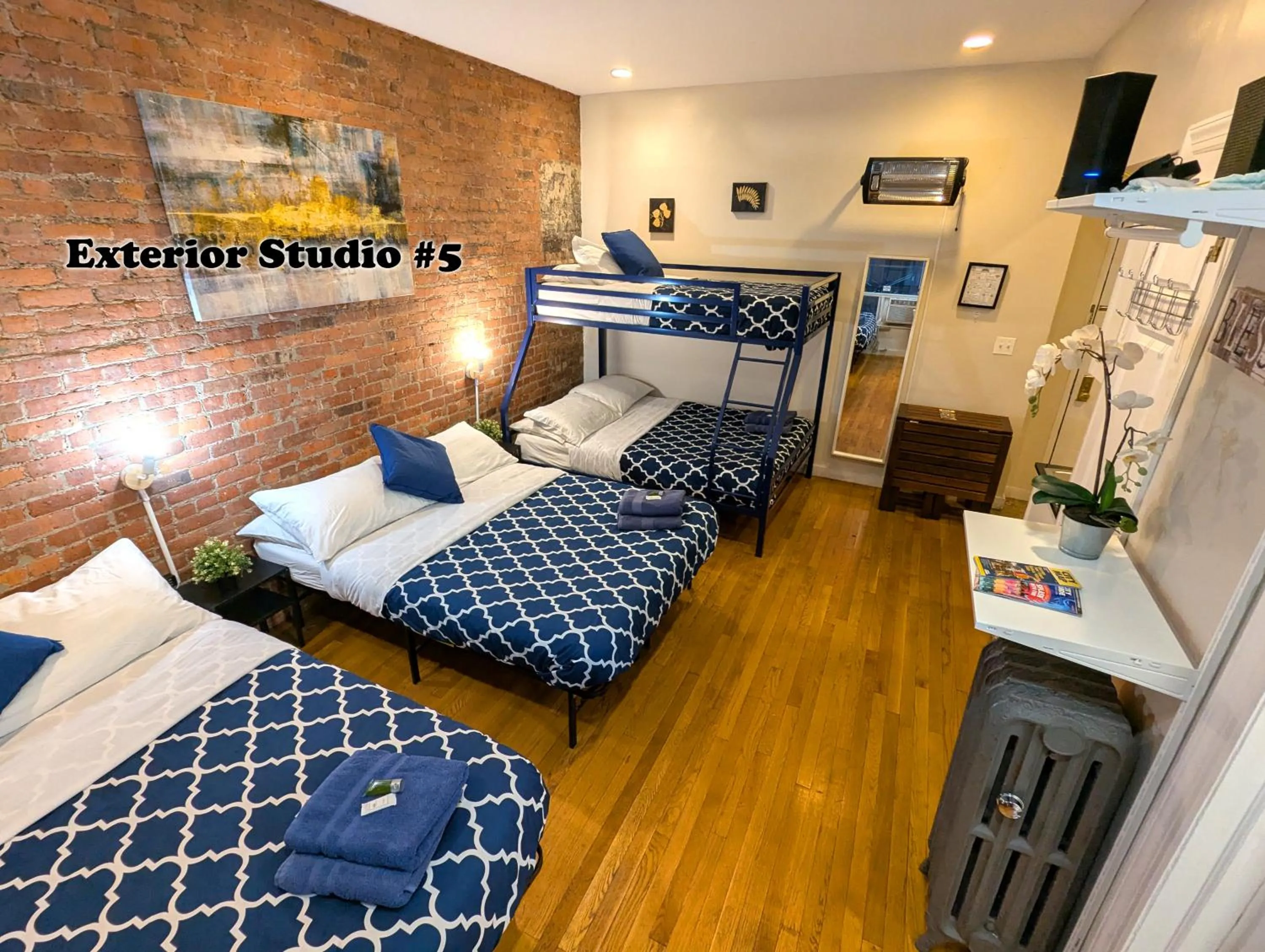 Bed in NYC Empire Apartments