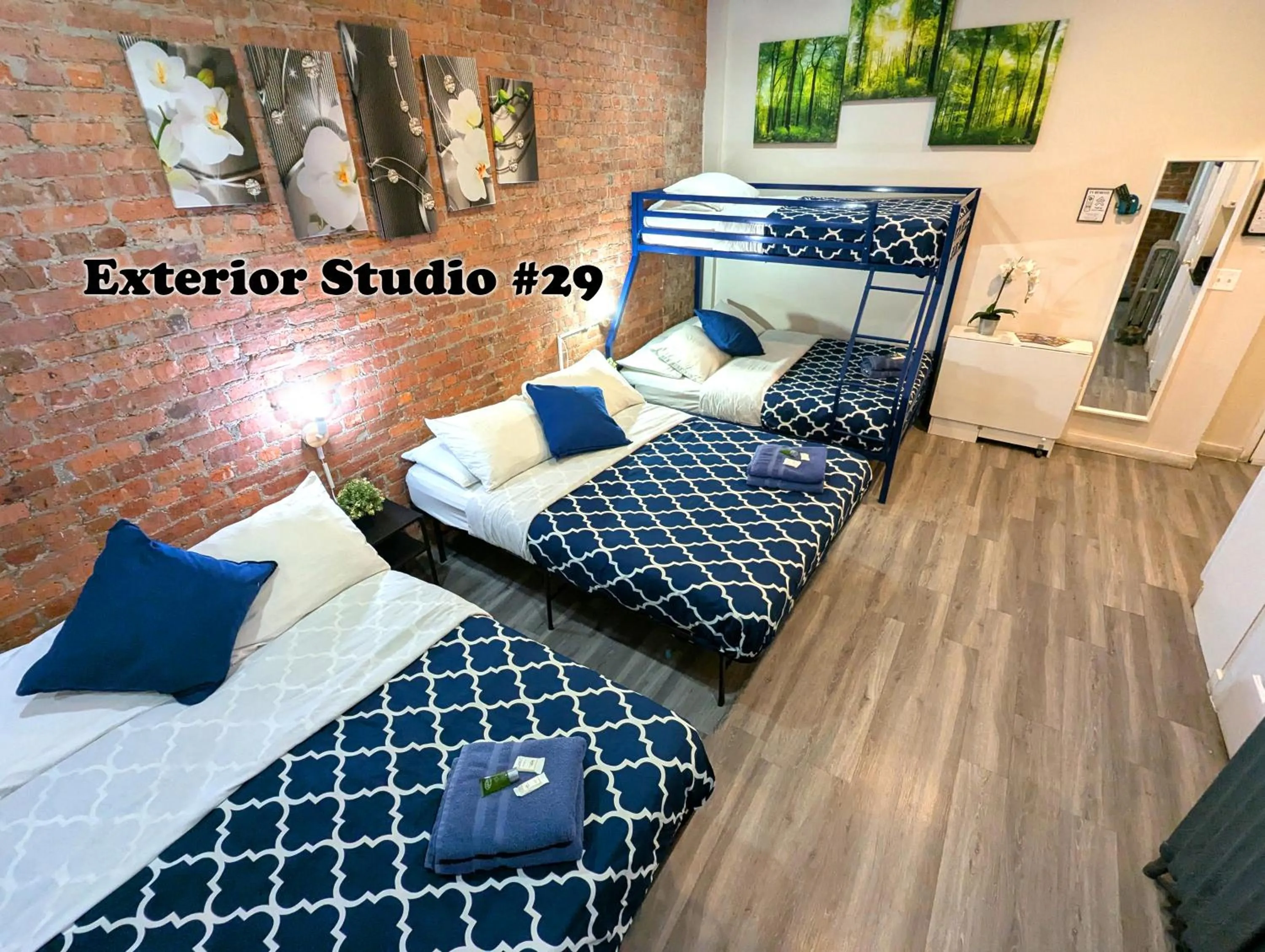 Bed in NYC Empire Apartments