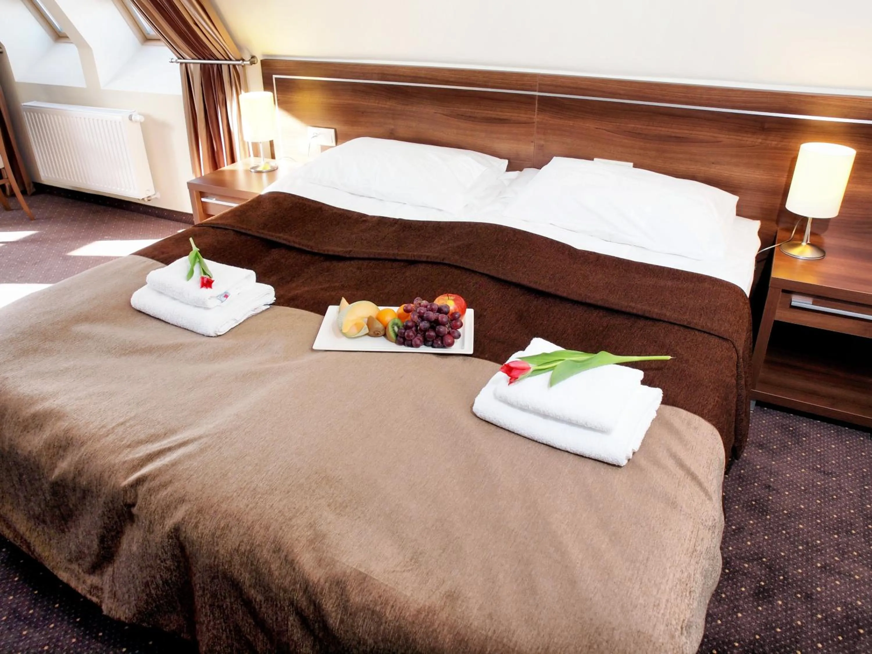Bed in Hotel Austeria Conference & Spa