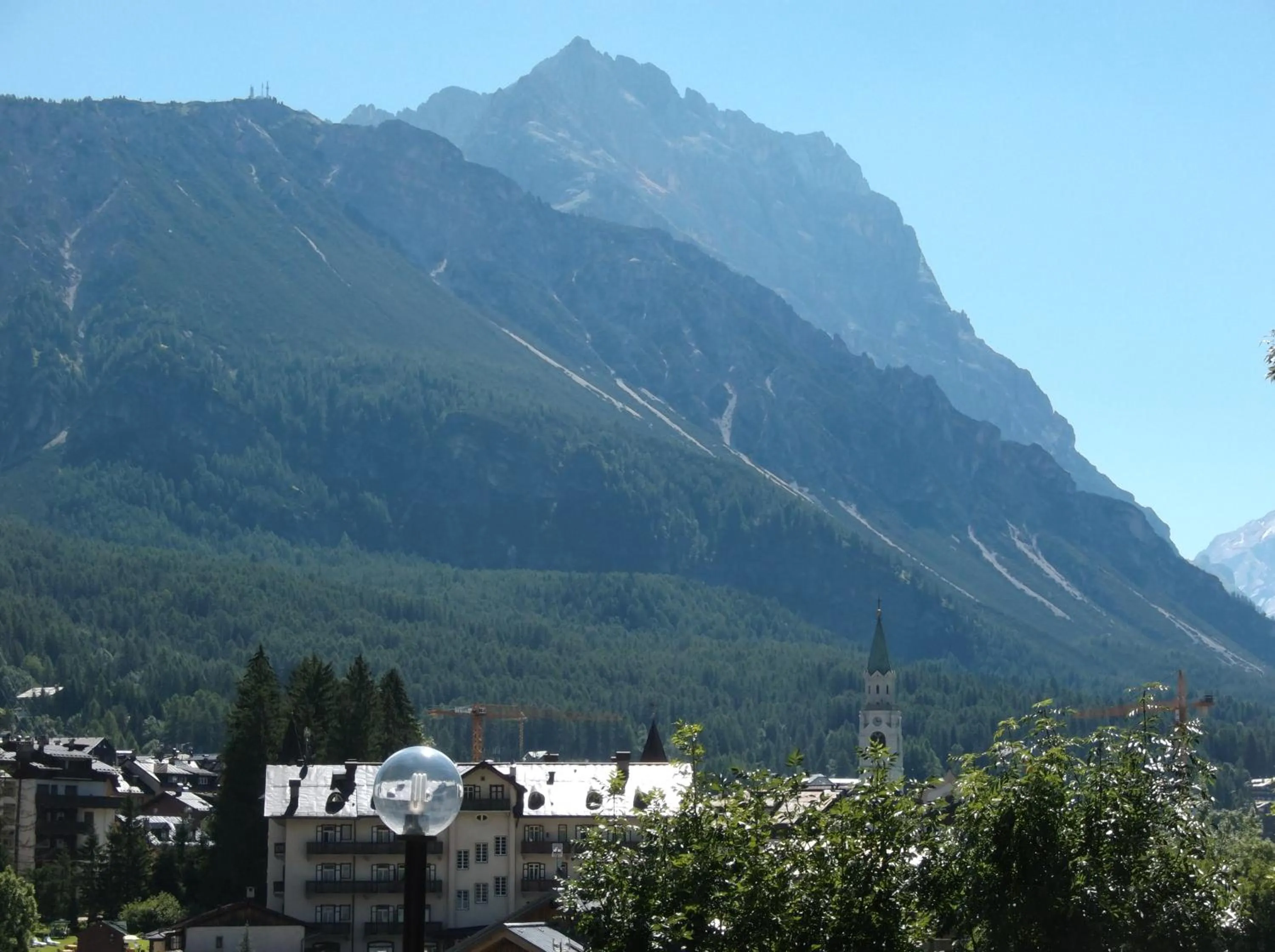 Mountain view in B&B Alverà