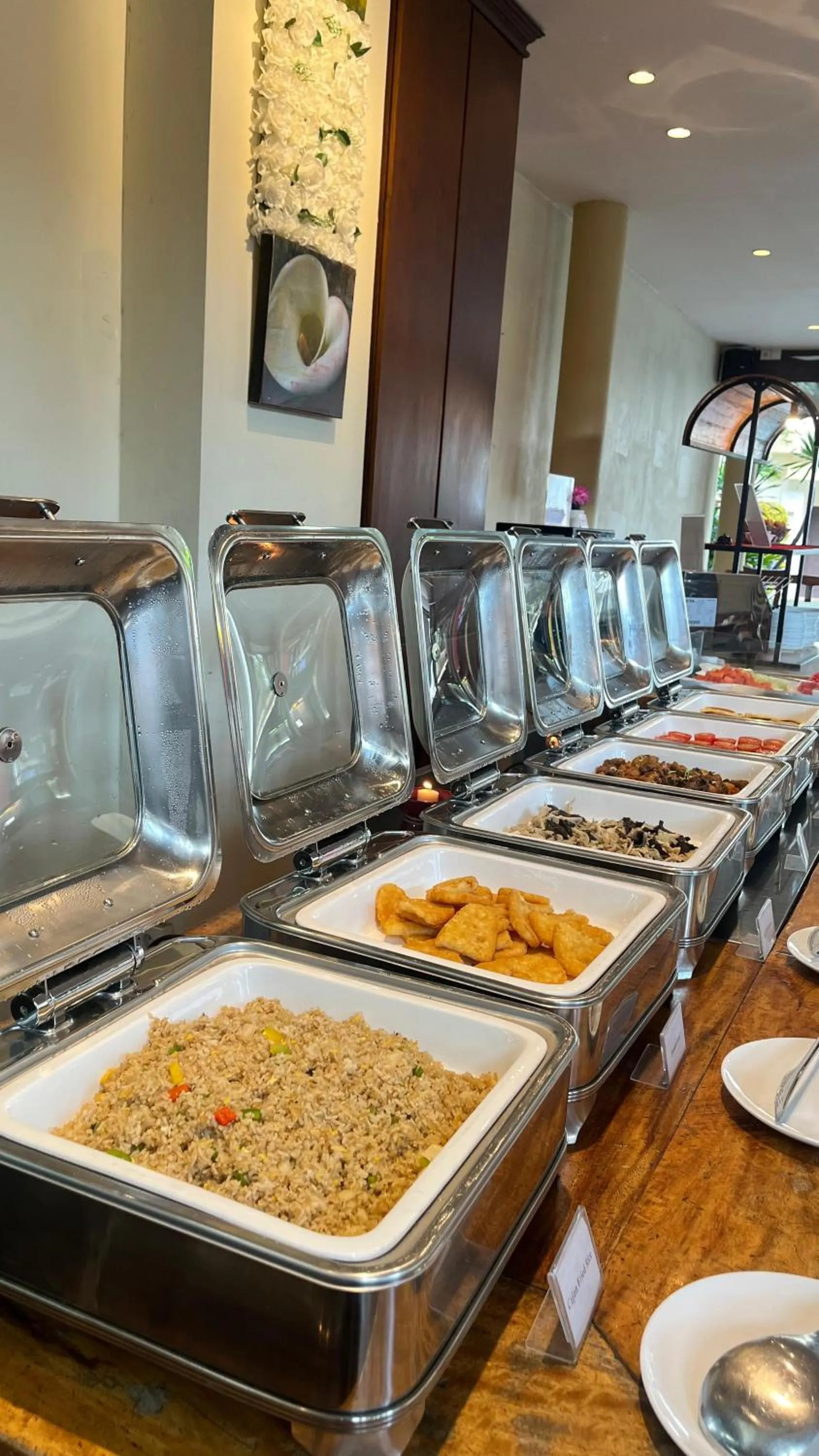 Breakfast in Kuta Town House Apartments