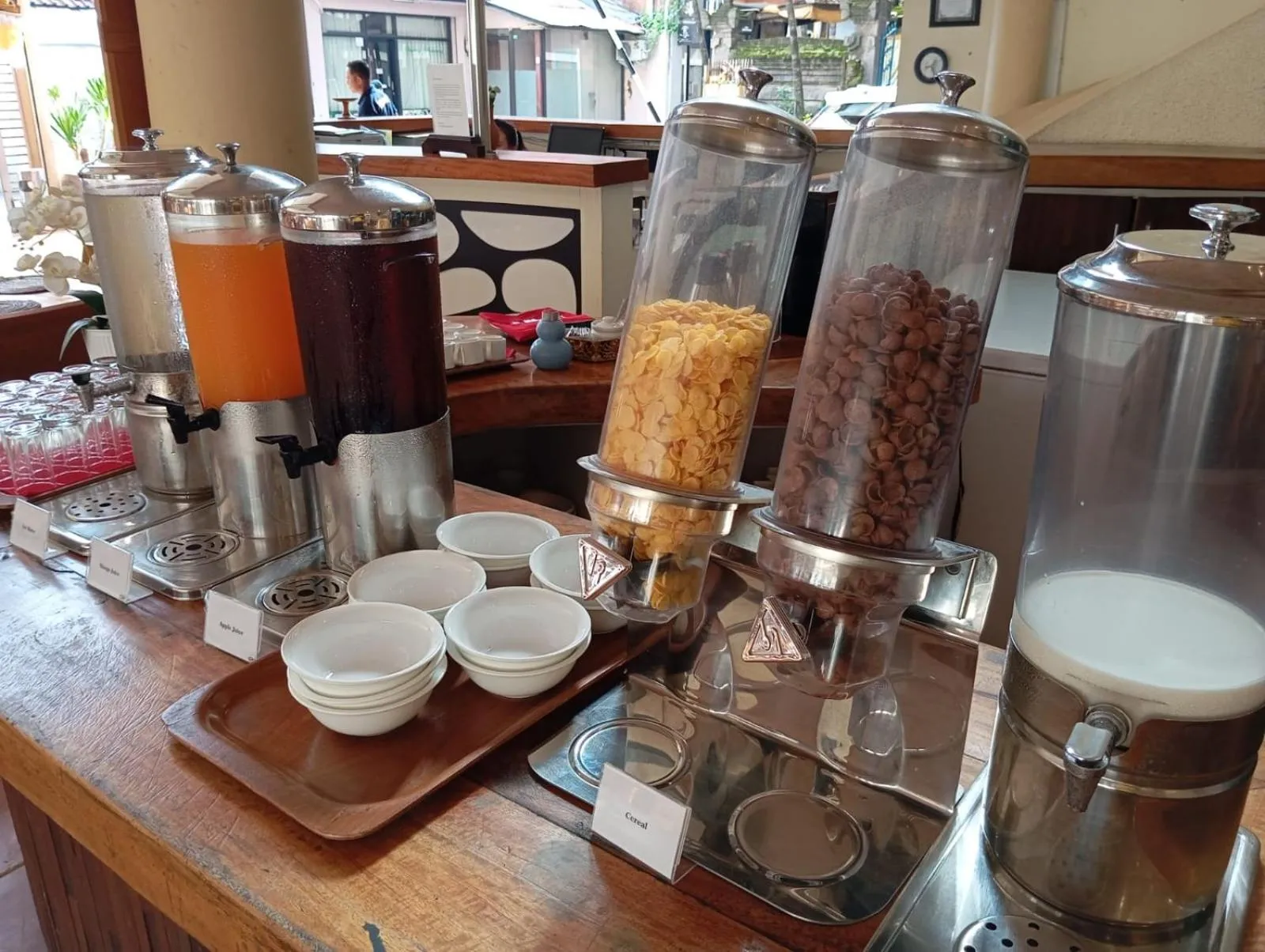 Breakfast in Kuta Town House Apartments