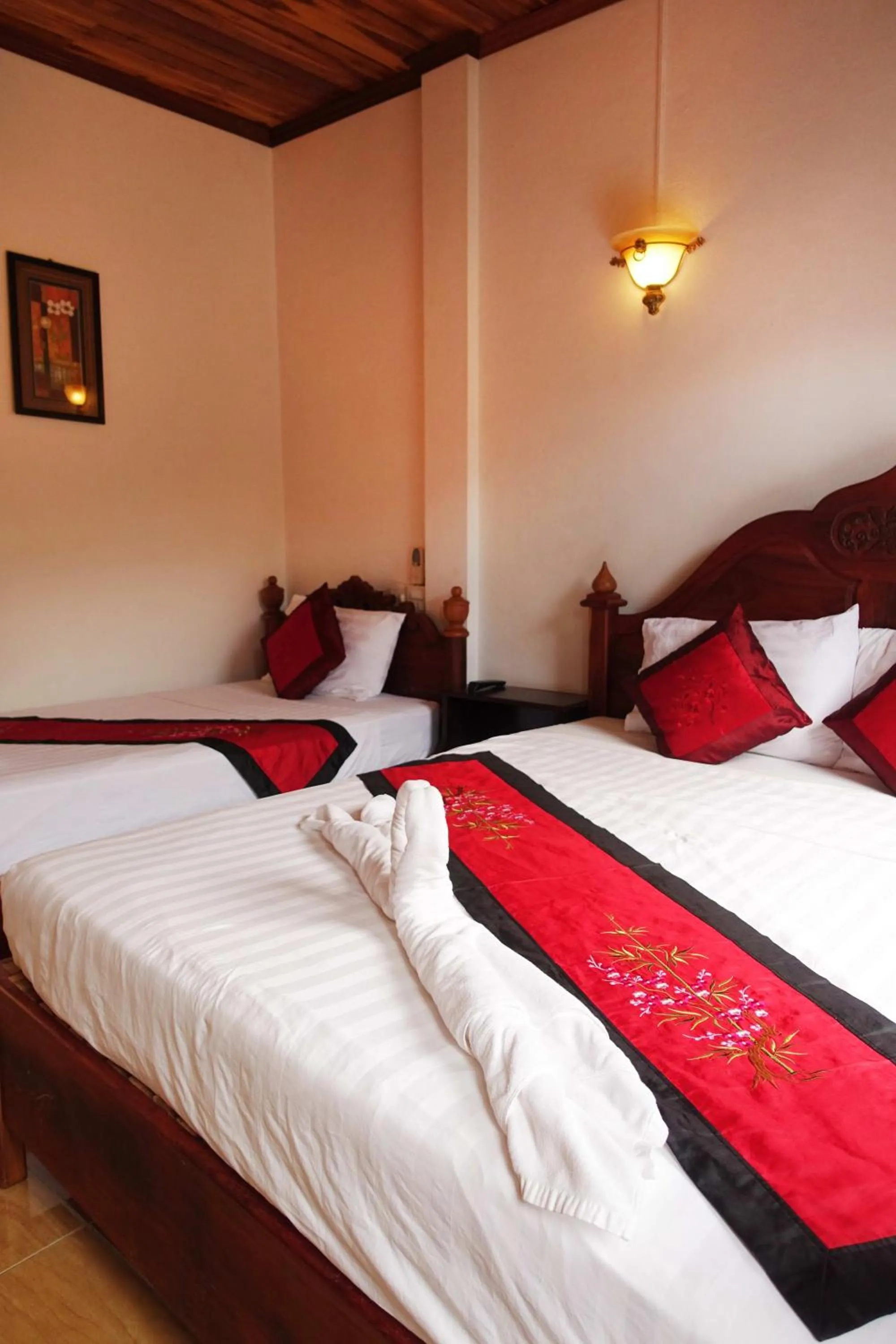 Bed in Villa Rattanakon