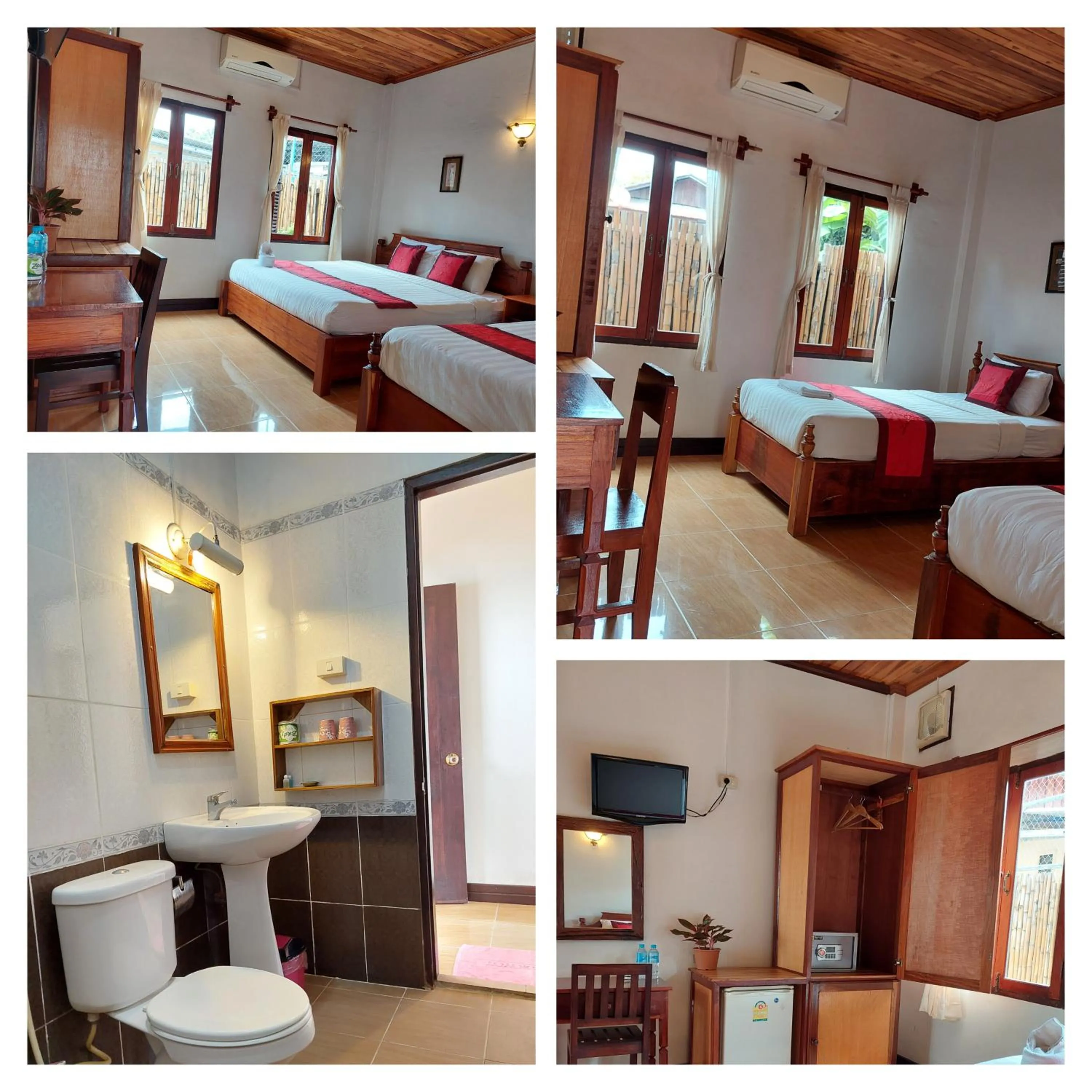 Bed in Villa Rattanakon