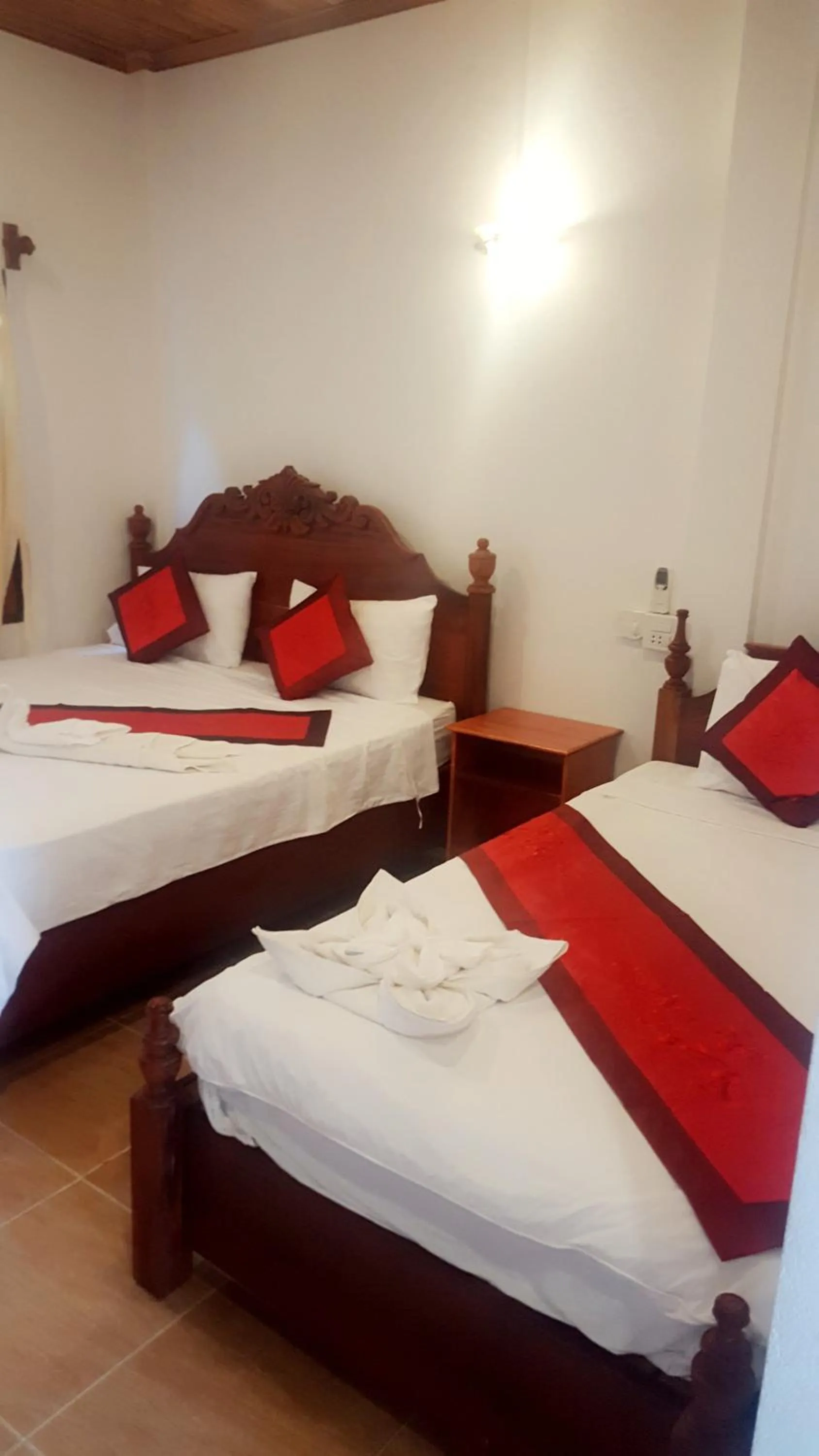 Bed in Villa Rattanakon