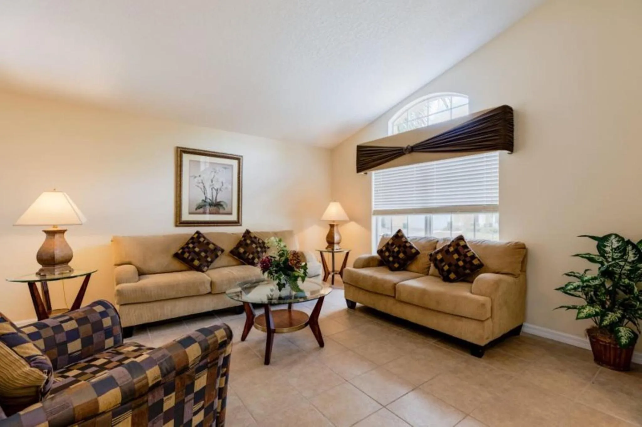 Living room in Private Pool Homes