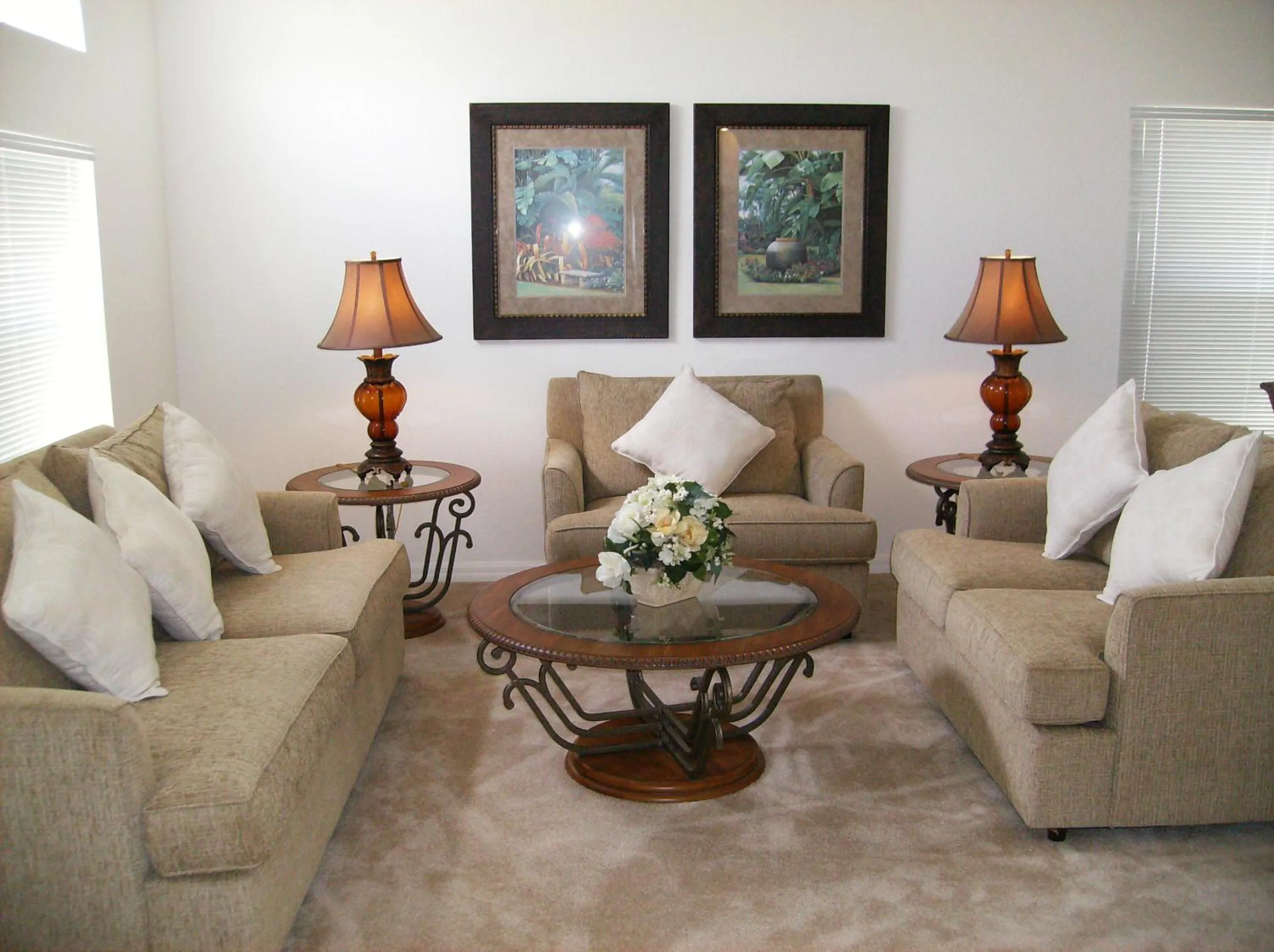 Living room in Private Pool Homes