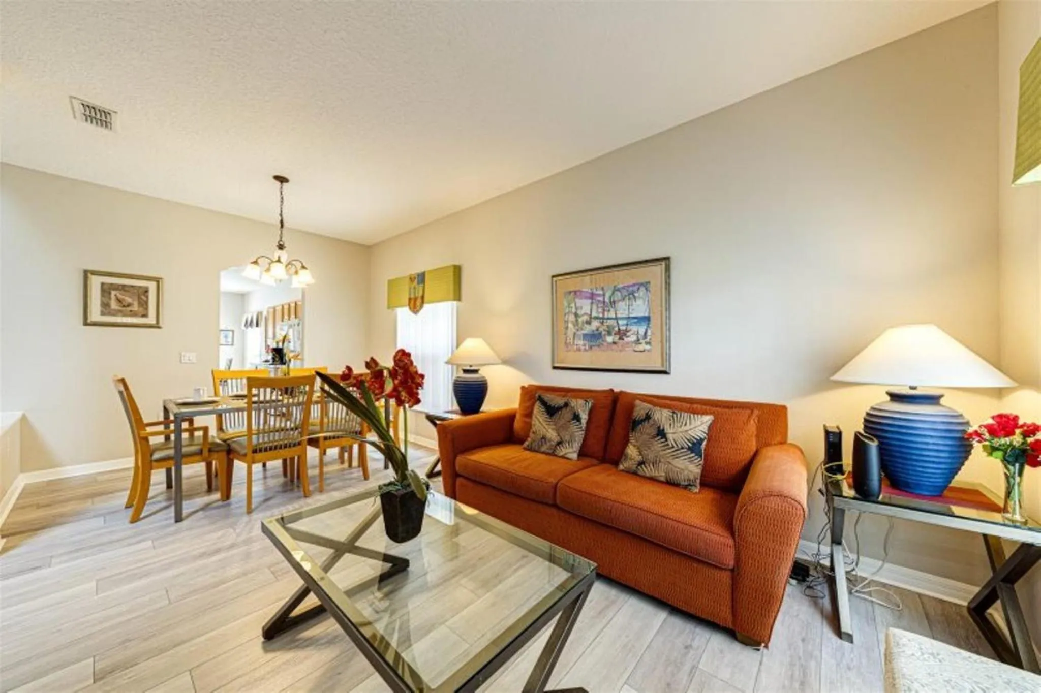 Living room in Private Pool Homes