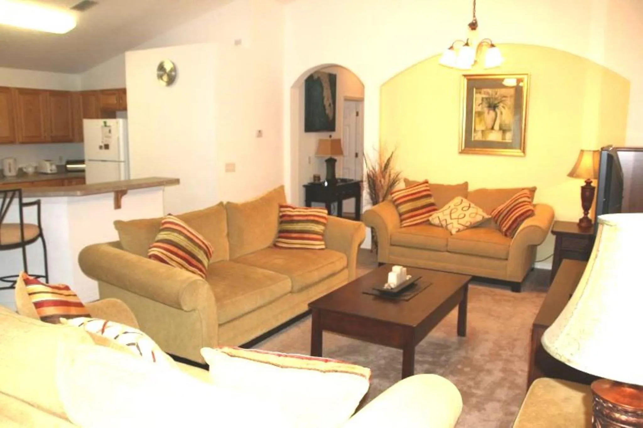 Living room in Private Pool Homes