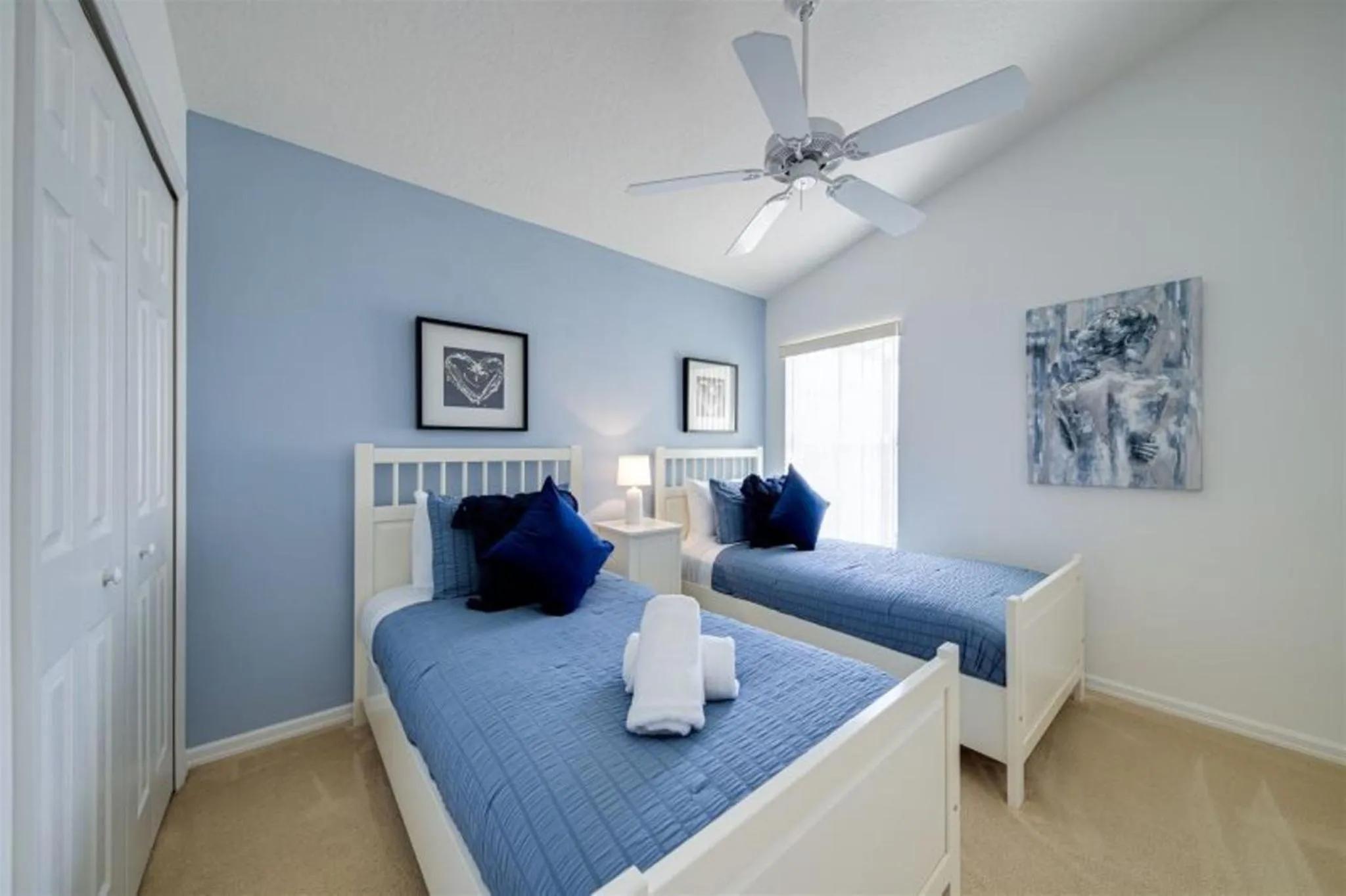 Bedroom, Bed in Private Pool Homes