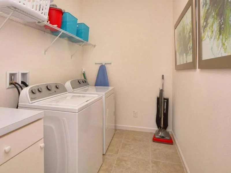 laundry in Private Pool Homes
