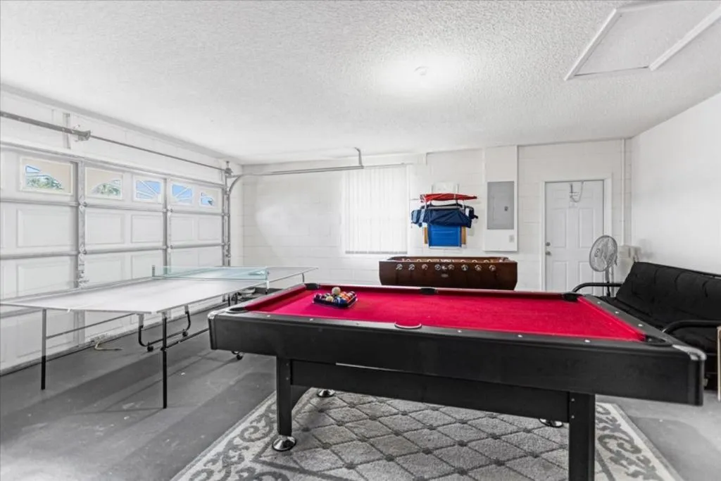 Game Room in Private Pool Homes