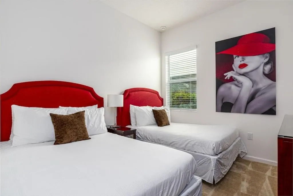 Bedroom, Bed in Private Pool Homes