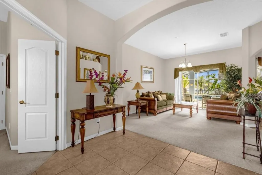 Living room in Private Pool Homes