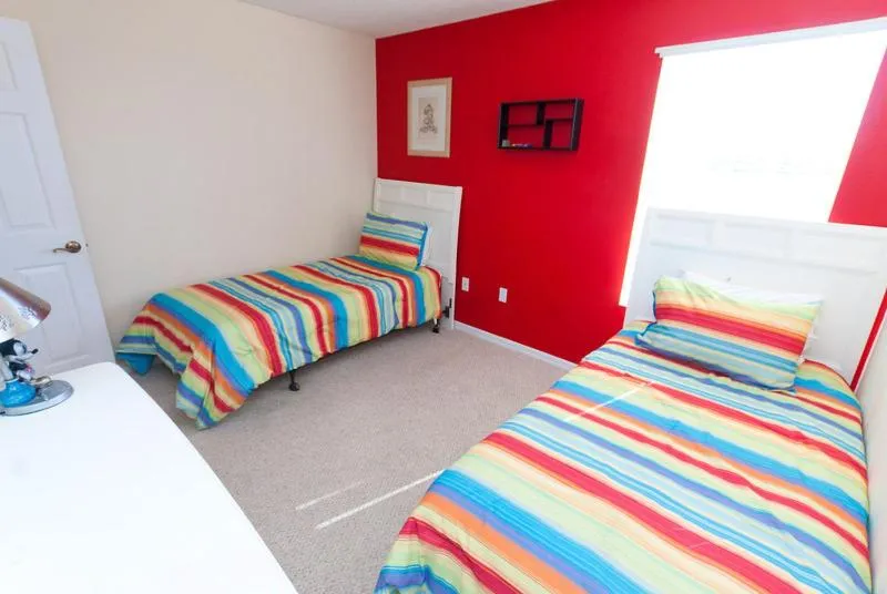 Bedroom, Bed in Private Pool Homes