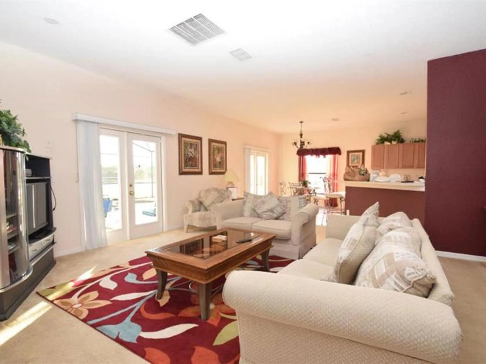 Living room in Private Pool Homes