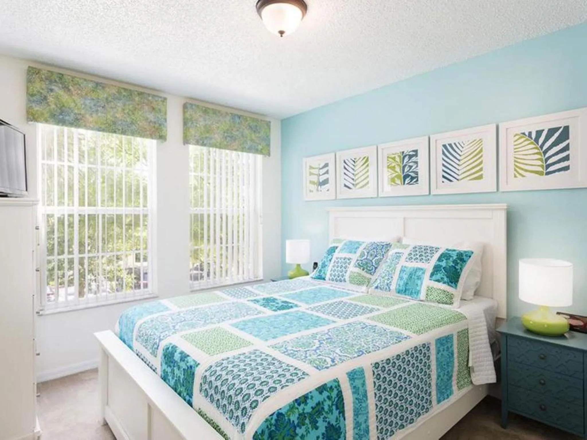 Bedroom, Bed in Private Pool Homes