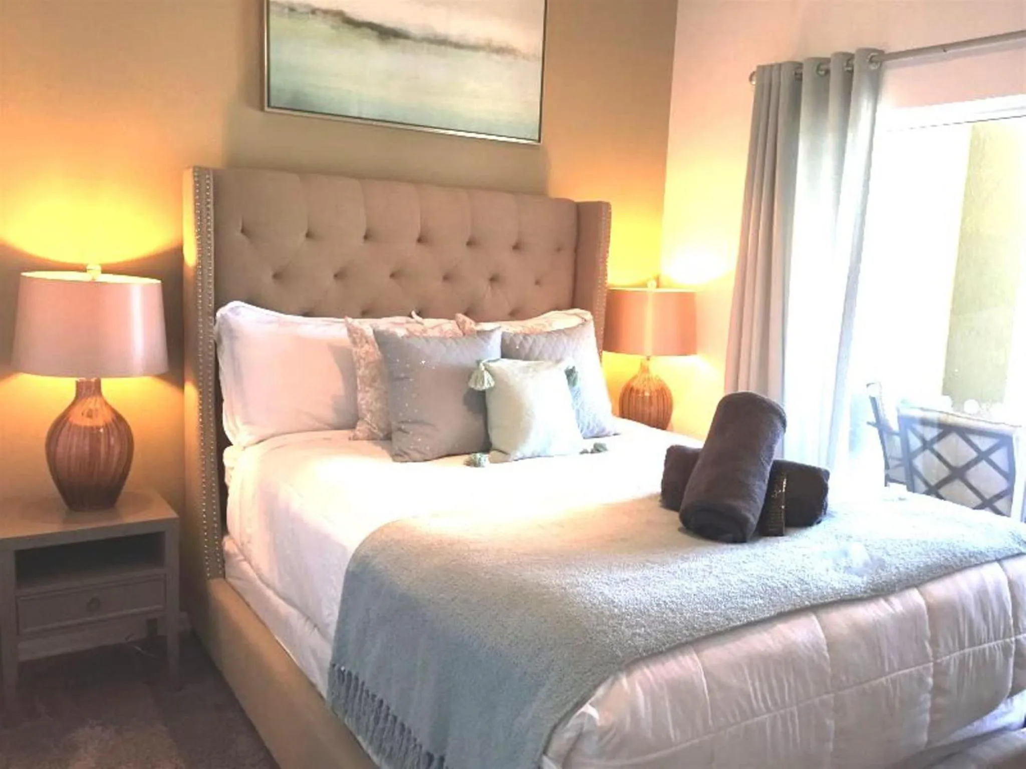 Bedroom, Bed in Private Pool Homes