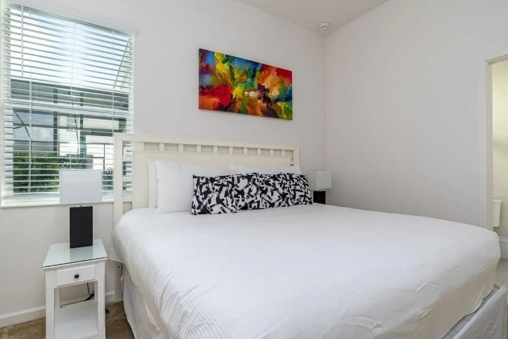 Bedroom, Bed in Private Pool Homes