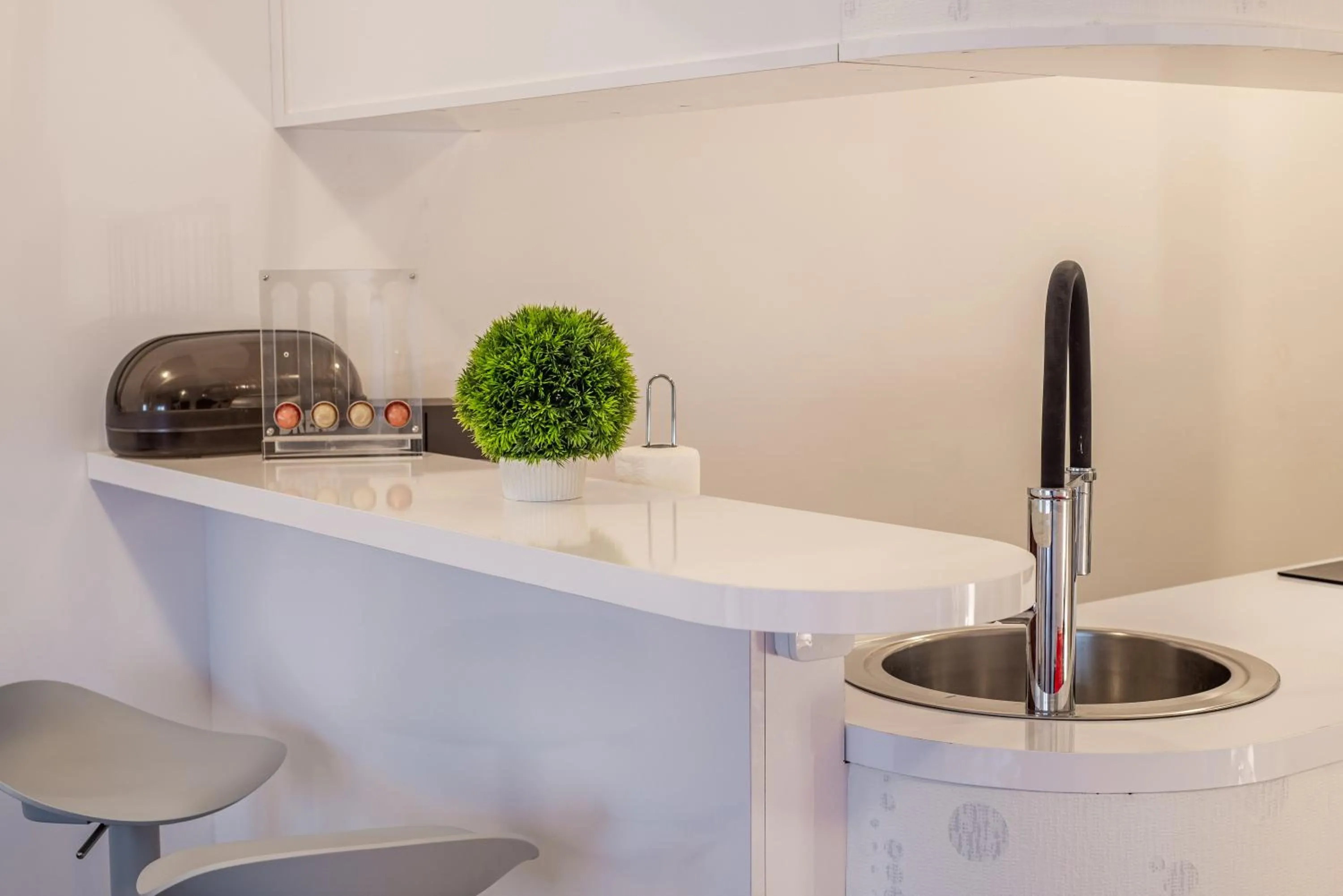 Kitchen or kitchenette in Studio Residence Militari M6