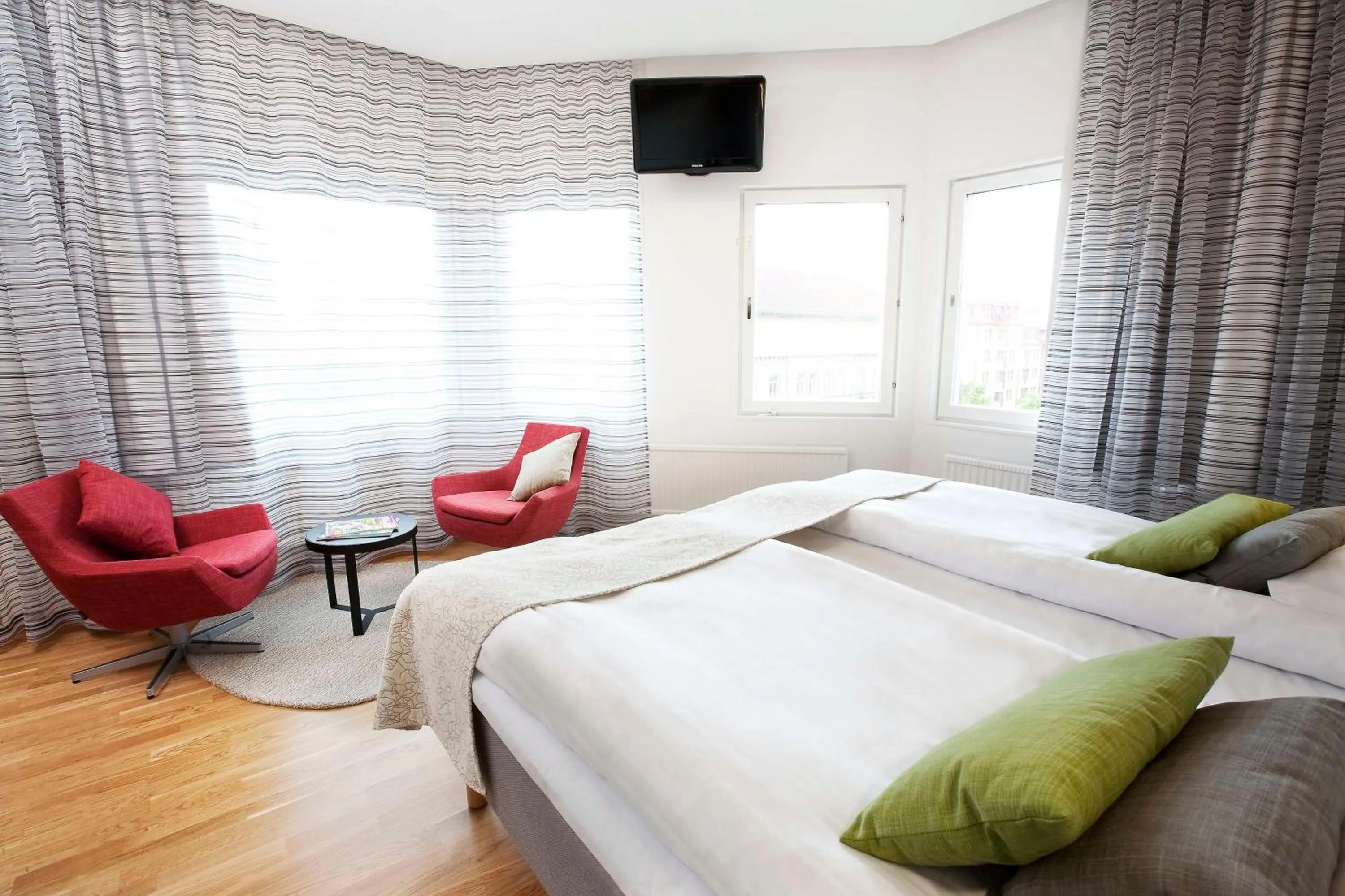 Bedroom, Bed in Scandic Plaza Borås