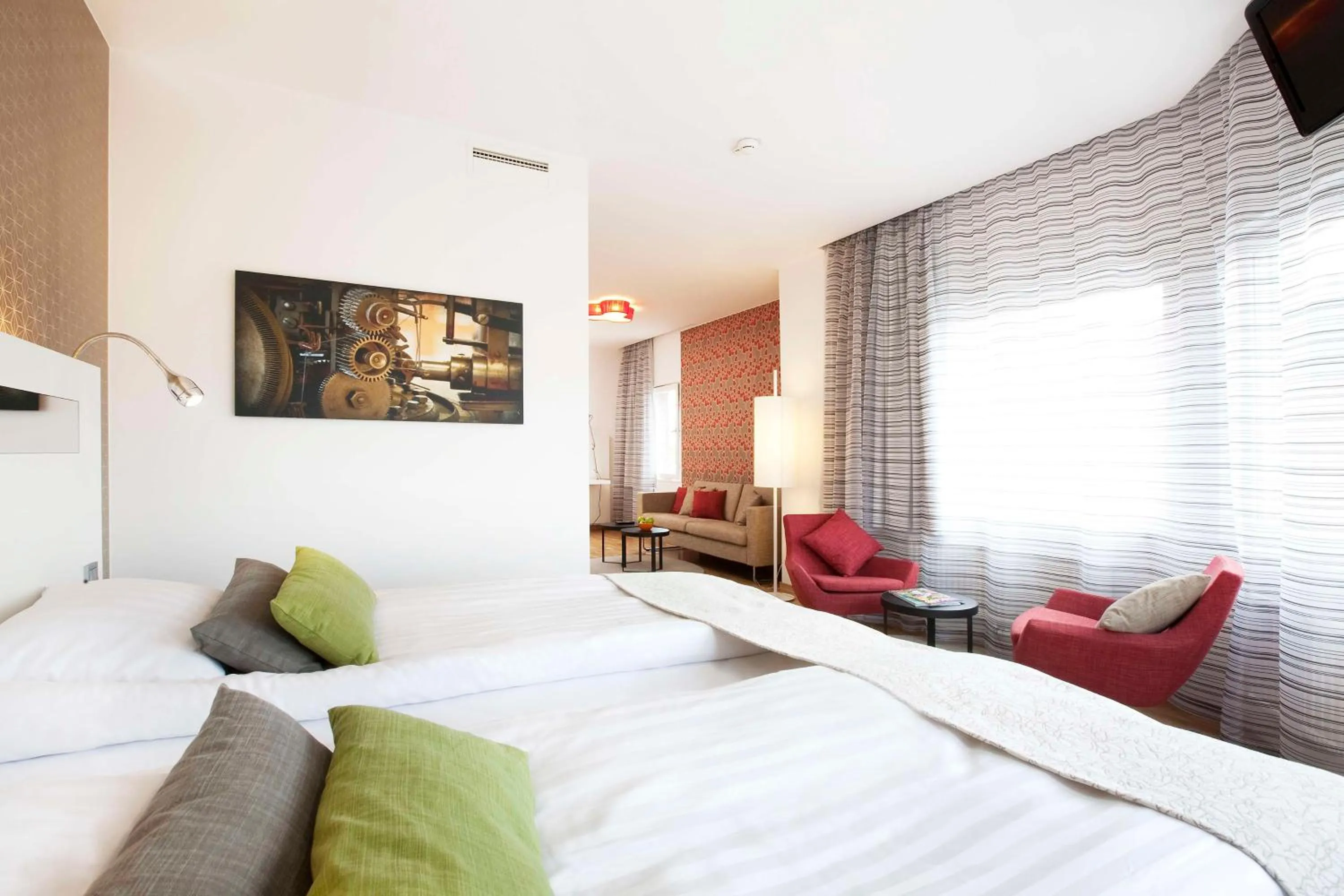 Bedroom, Bed in Scandic Plaza Borås