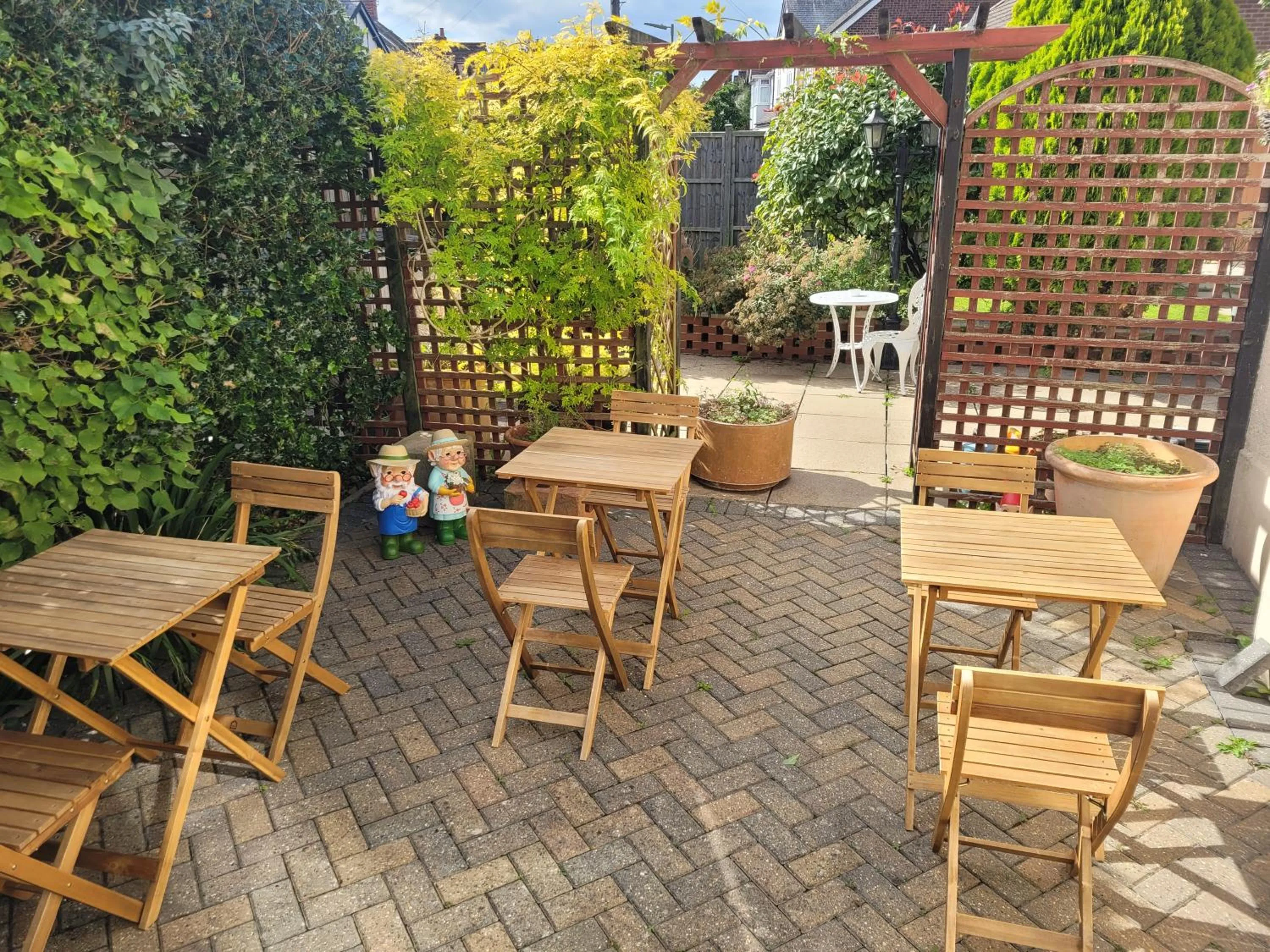 Patio in Cornerways Guest House