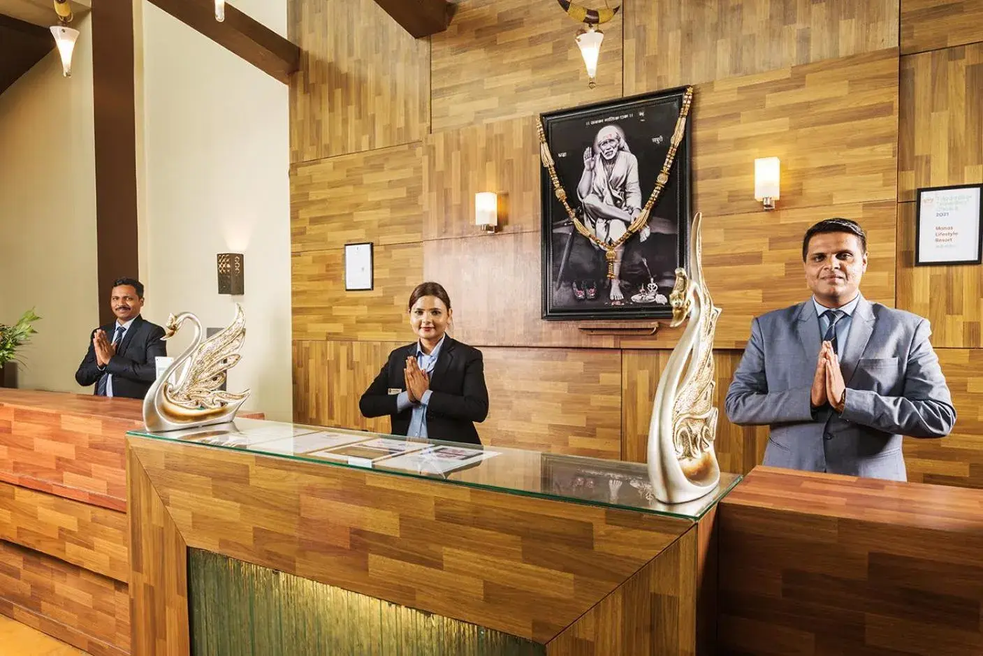 Lobby or reception in Manas Lifestyle Resort Igatpuri Lobby or reception in Manas Lifestyle Resort Igatpuri